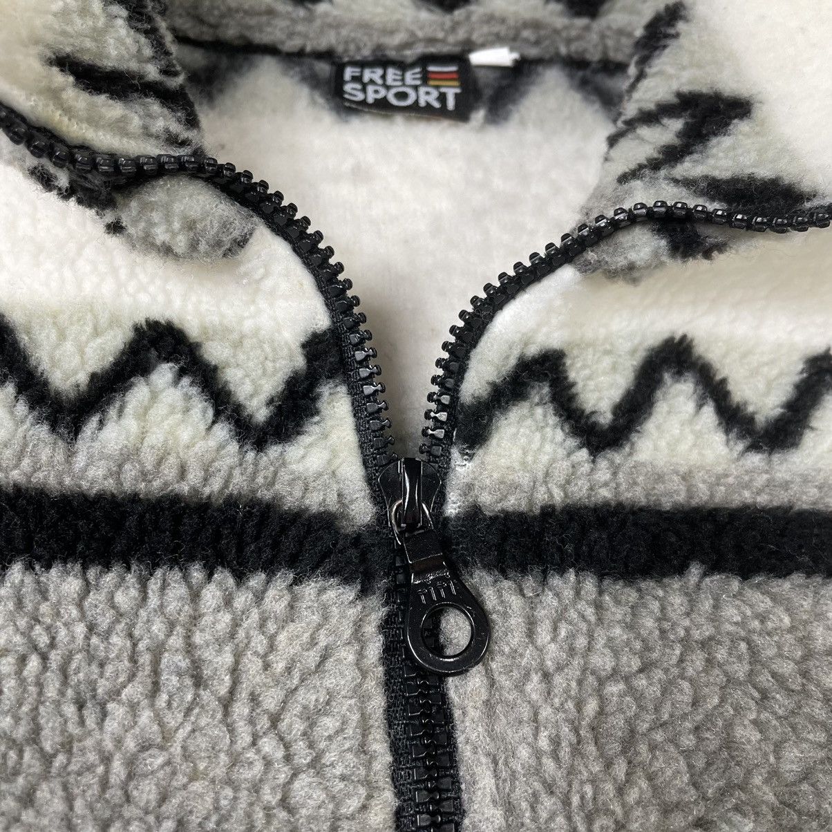 Vintage Rare Vintage Ski Half Zip Riri Fleece Sweater Roses Pattern Size US L / EU 52-54 / 3 - 7 Thumbnail