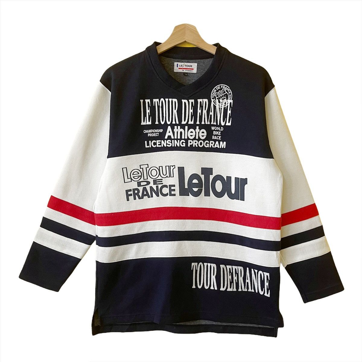 Vintage Vintage Le Tour De France Crewneck Sweatshirt Size M Size US M / EU 48-50 / 2 - 1 Thumbnail