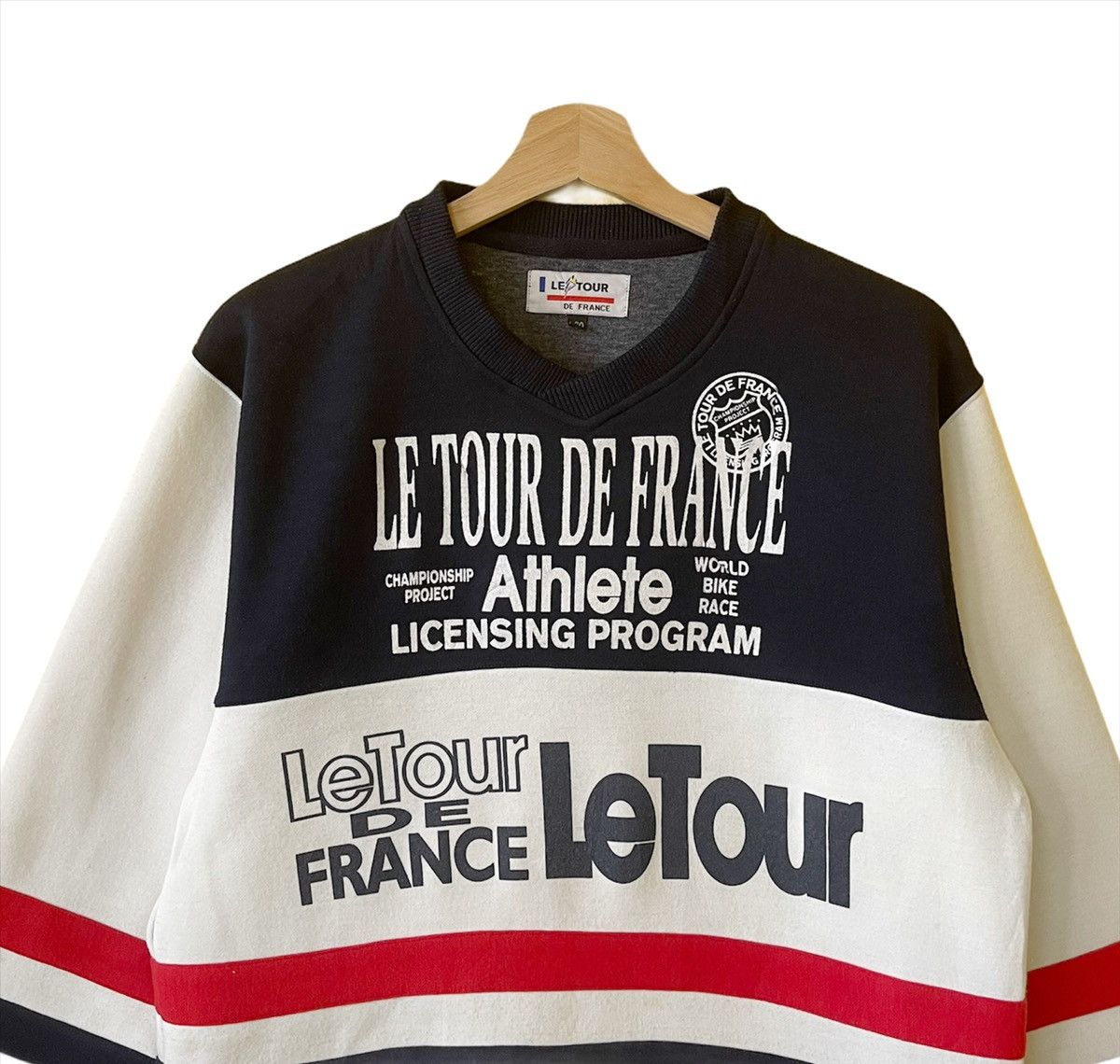 Vintage Vintage Le Tour De France Crewneck Sweatshirt Size M Size US M / EU 48-50 / 2 - 4 Thumbnail