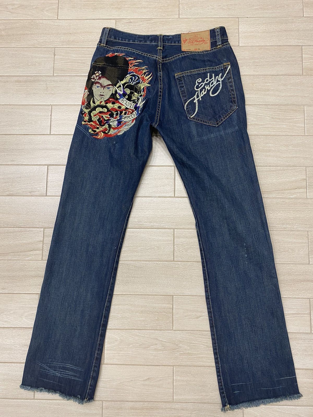 Deadstock Christian AUDIGIER Ed 2024 Hardy Jeans 38 Rhinestone