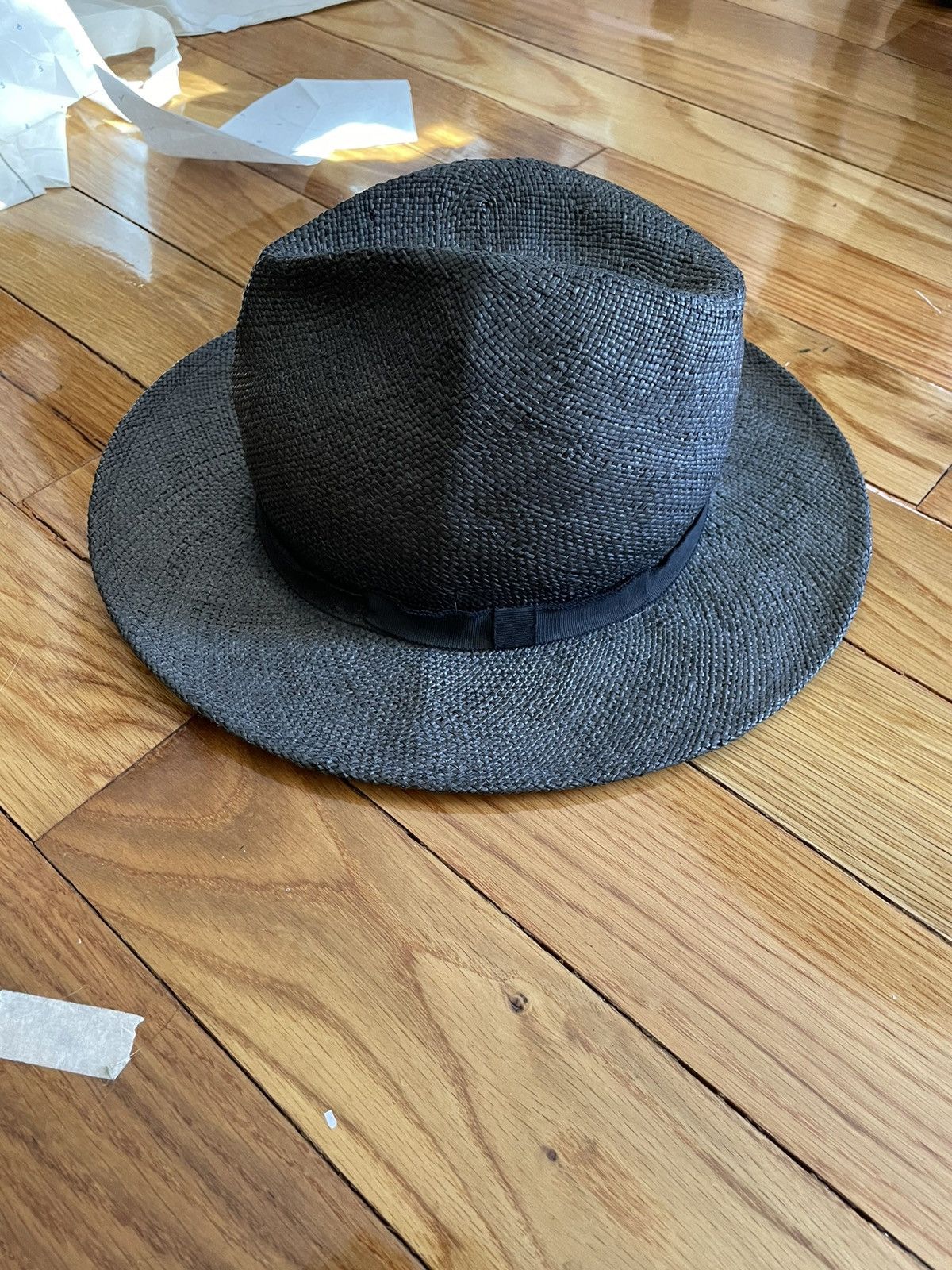 Yohji Yamamoto Yohji Yamamoto Rattan Fiber Hat Size ONE SIZE - 2 Thumbnail