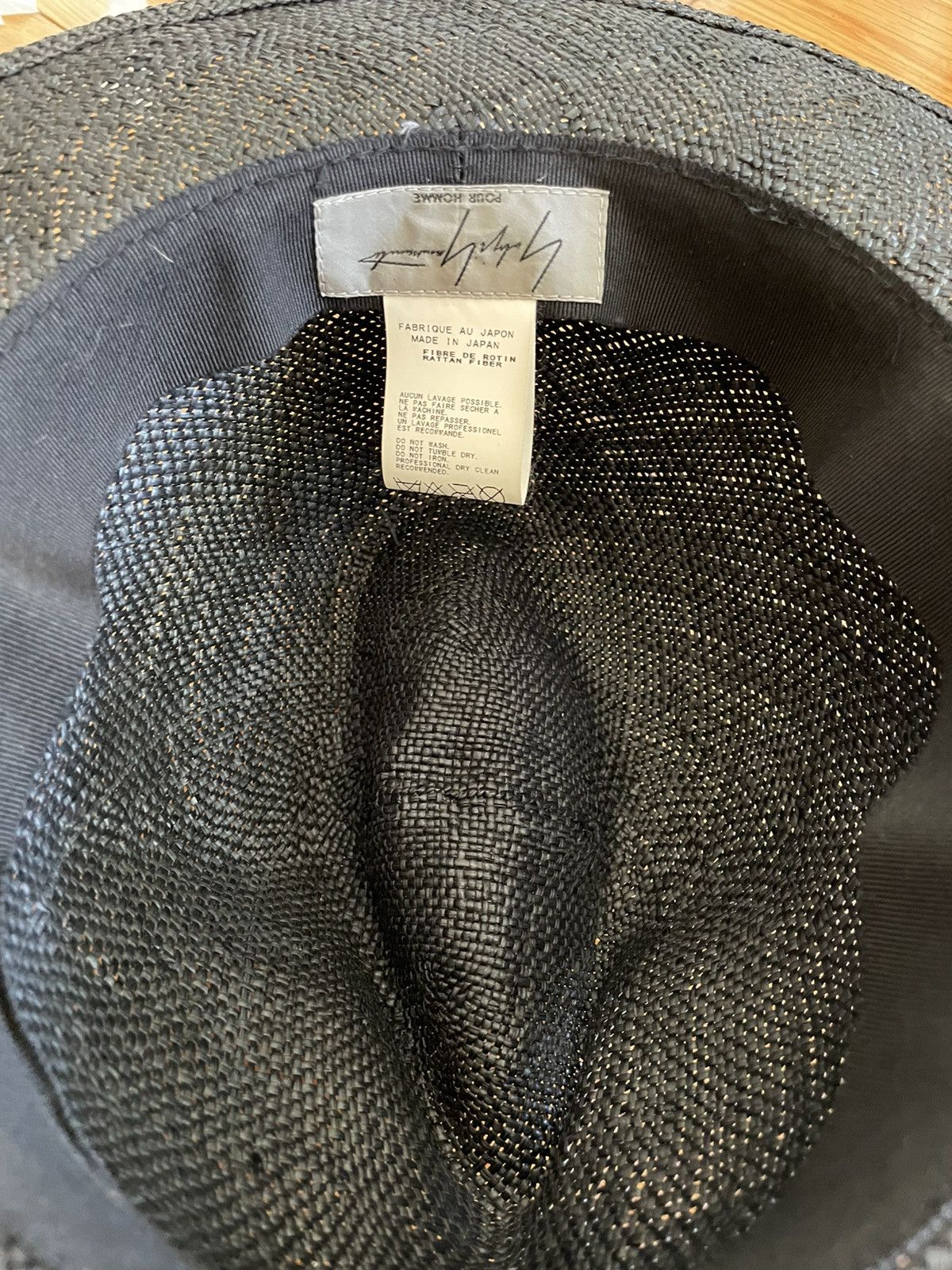 Yohji Yamamoto Yohji Yamamoto Rattan Fiber Hat Size ONE SIZE - 3 Thumbnail