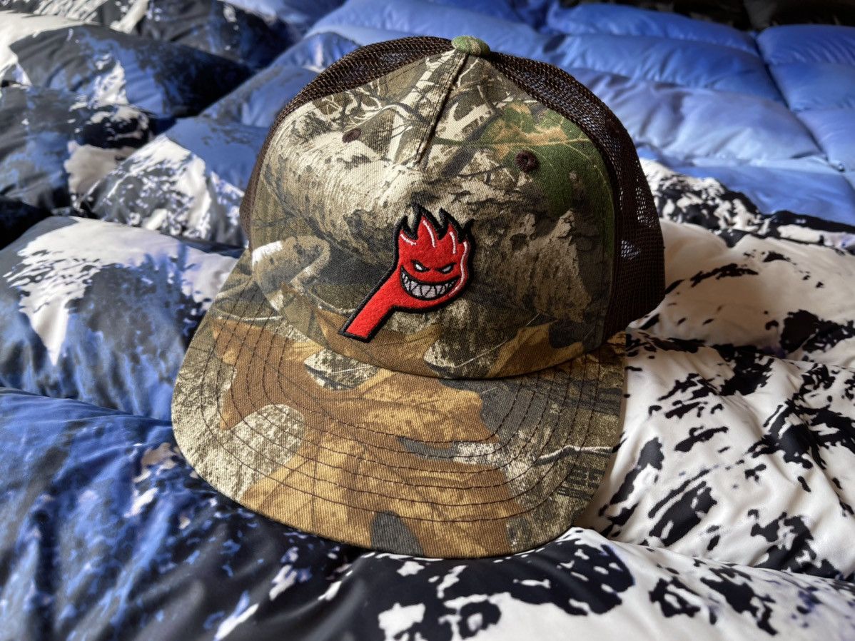 Palace×Spitfire live to bun mesh cap 黒