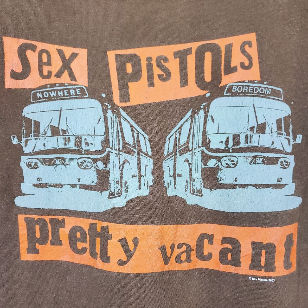 Band Tees × Vintage Vintage 2003 SEX PISTOLS Anarchy Punk Pretty Vacant Tee Size US S / EU 44-46 / 1 - 4 Thumbnail