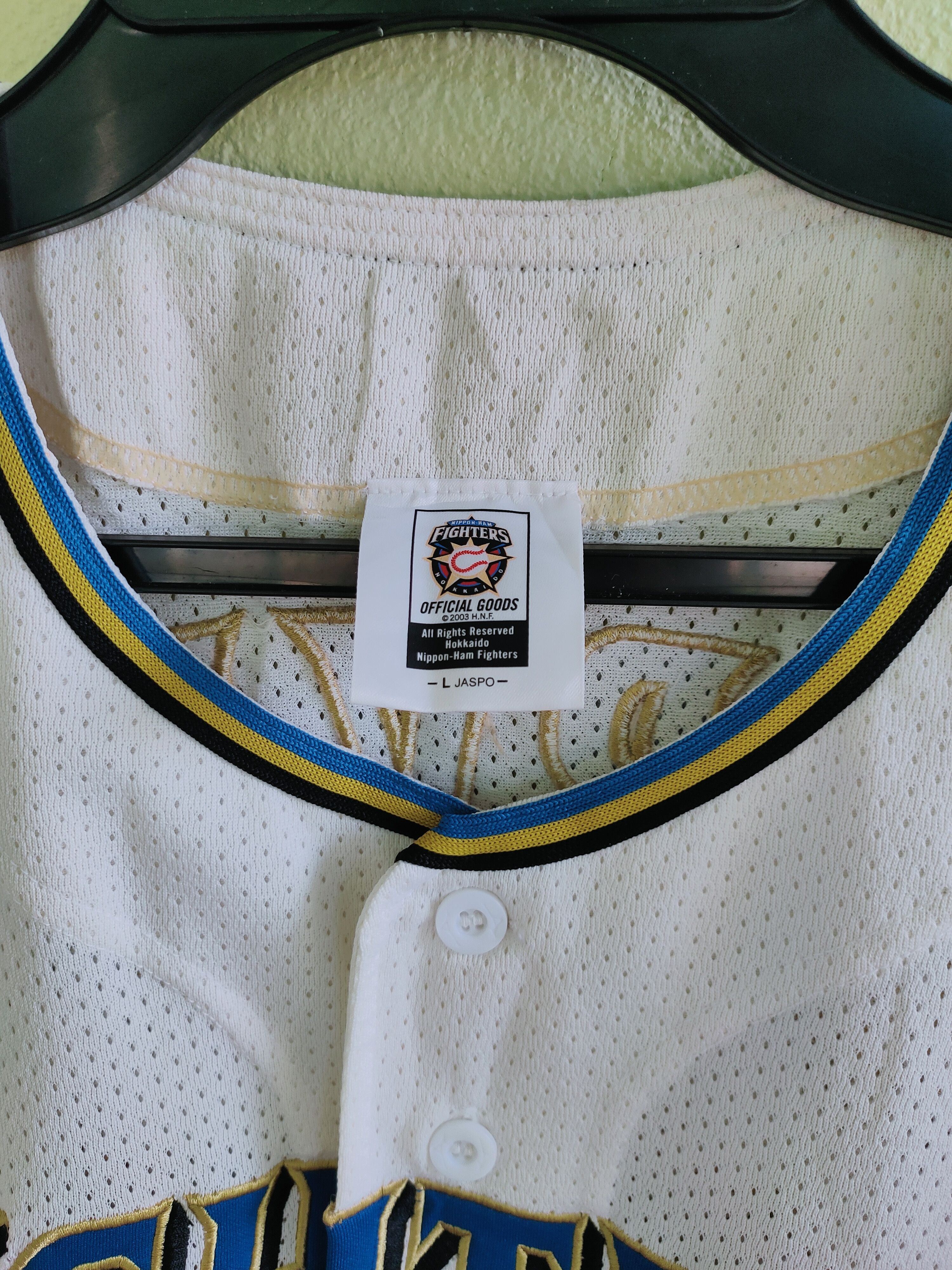 Japanese Brand Baseball jersey japanese club HOKKAIDO NIPPON-HAM FIGHTERS Size US L / EU 52-54 / 3 - 2 Thumbnail