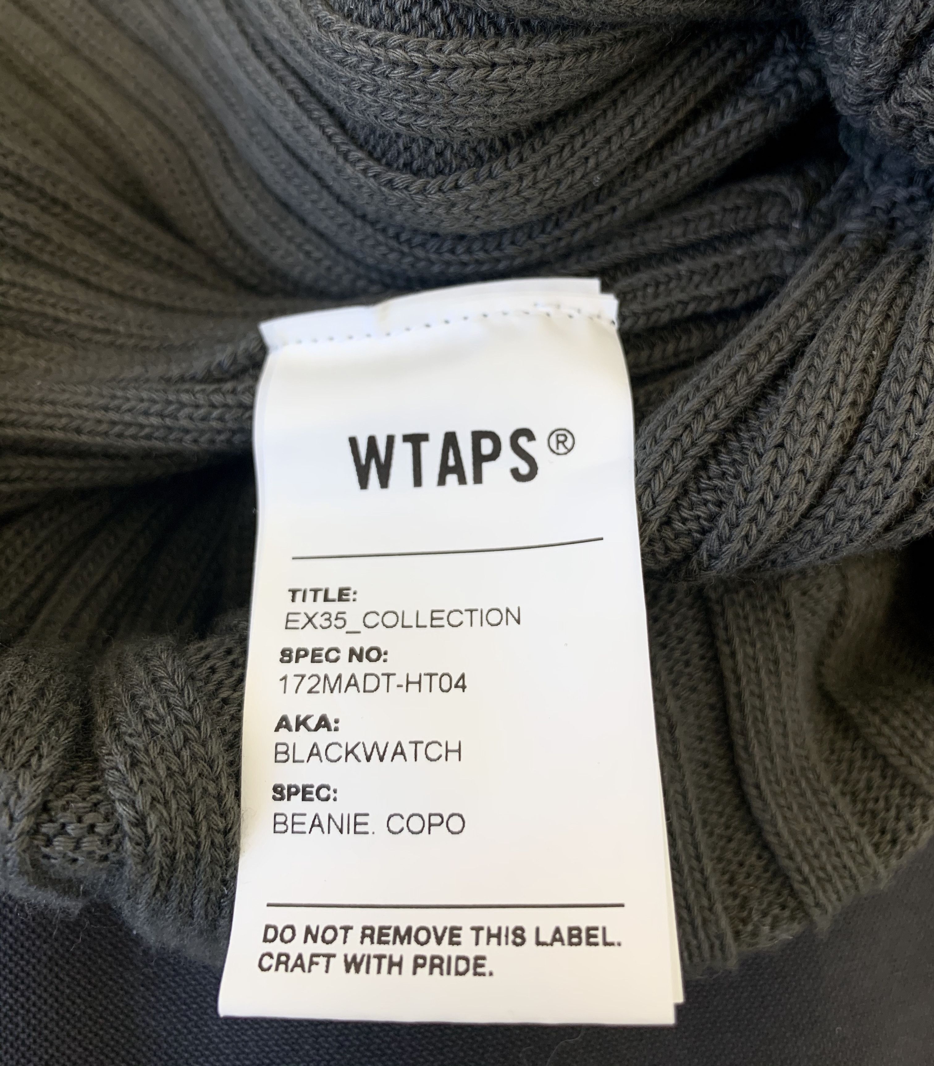 【新品】タグ付★即完売★WTAPS BEANIE 01 WTAPS CoolMax 01 Beanie WTAPS