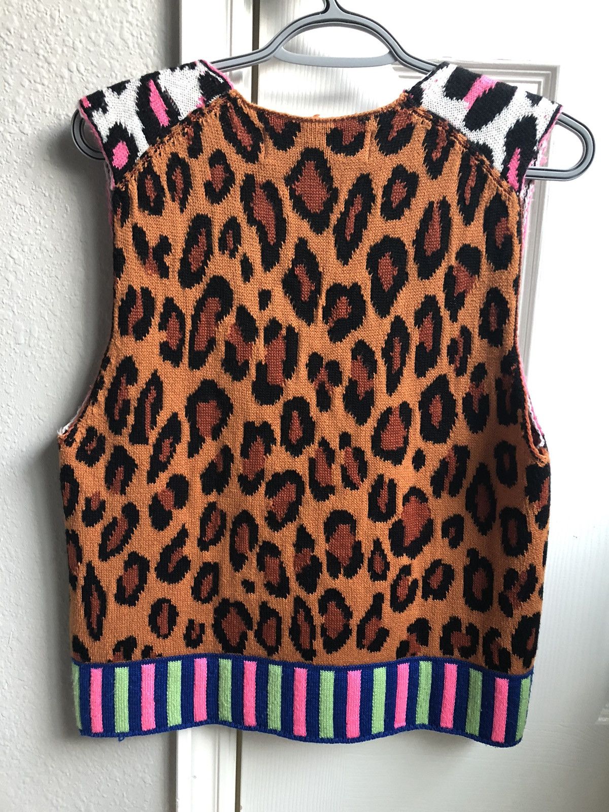 ss2018 Comme des Garcons Homme Plus Reversible Leopard Knit
