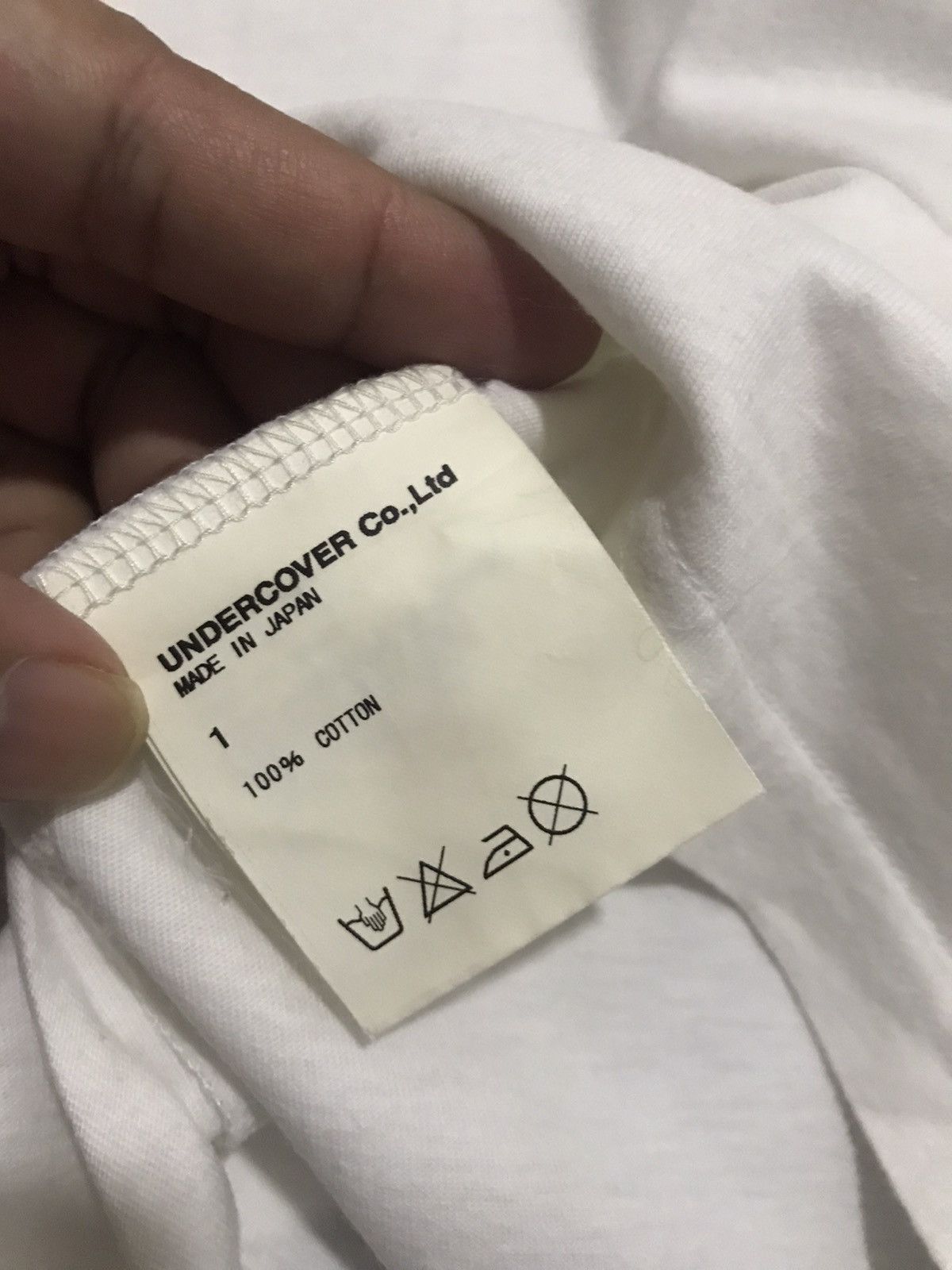 Japanese Brand × Undercover UNDERCOVER BIG LOGO U TSHIRT For Women Size US S / EU 44-46 / 1 - 5 Thumbnail