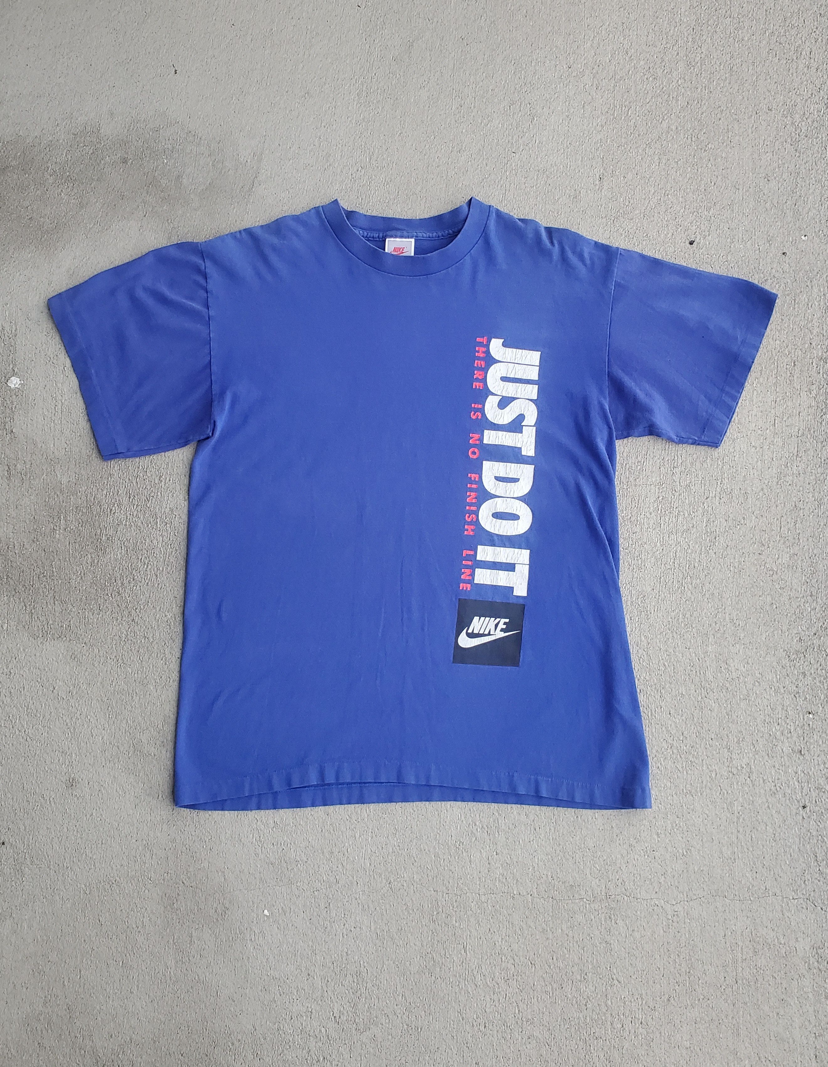 Nike Vintage Late 80s/Early 90s Nike Single Stitch T Shirt Size US M / EU 48-50 / 2 - 1 Preview