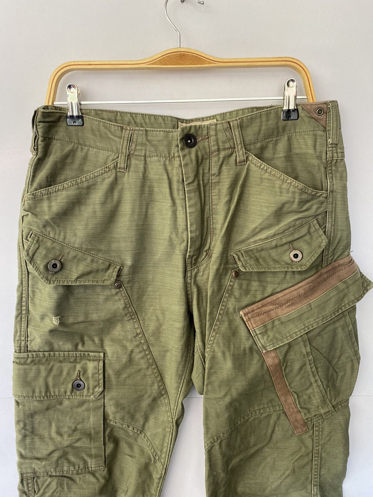 Avirex Avirex Tactical Cargo Pant Military Utility Design Size US 33 - 3 Thumbnail