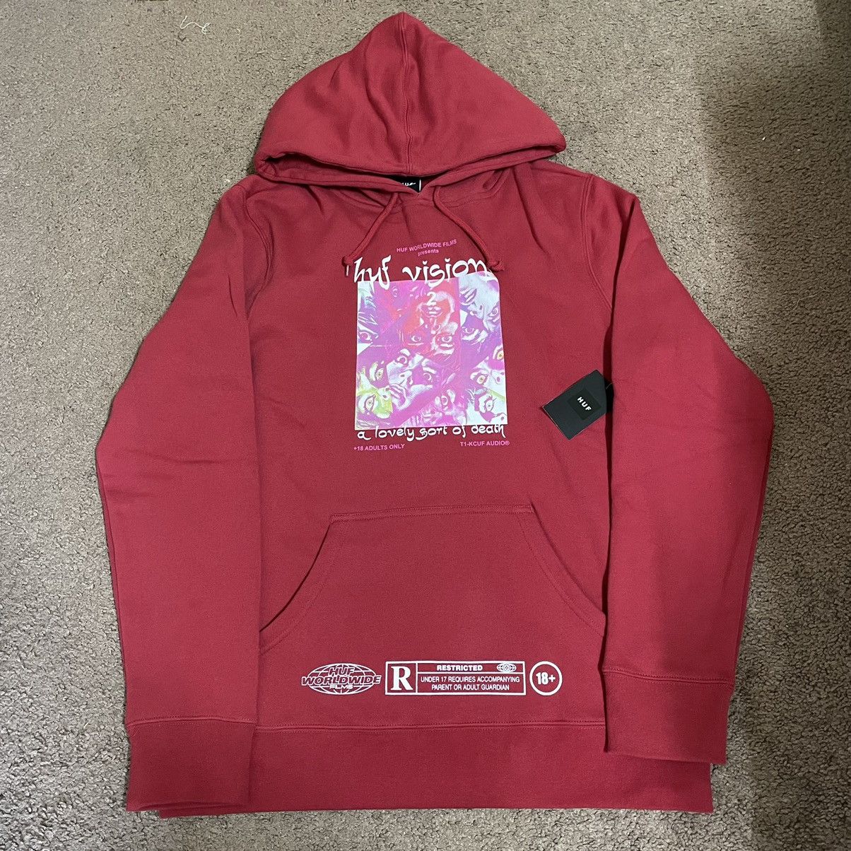 Huf Huf worldwide lovely sort pullover hoodie Size US M / EU 48-50 / 2 - 1 Thumbnail