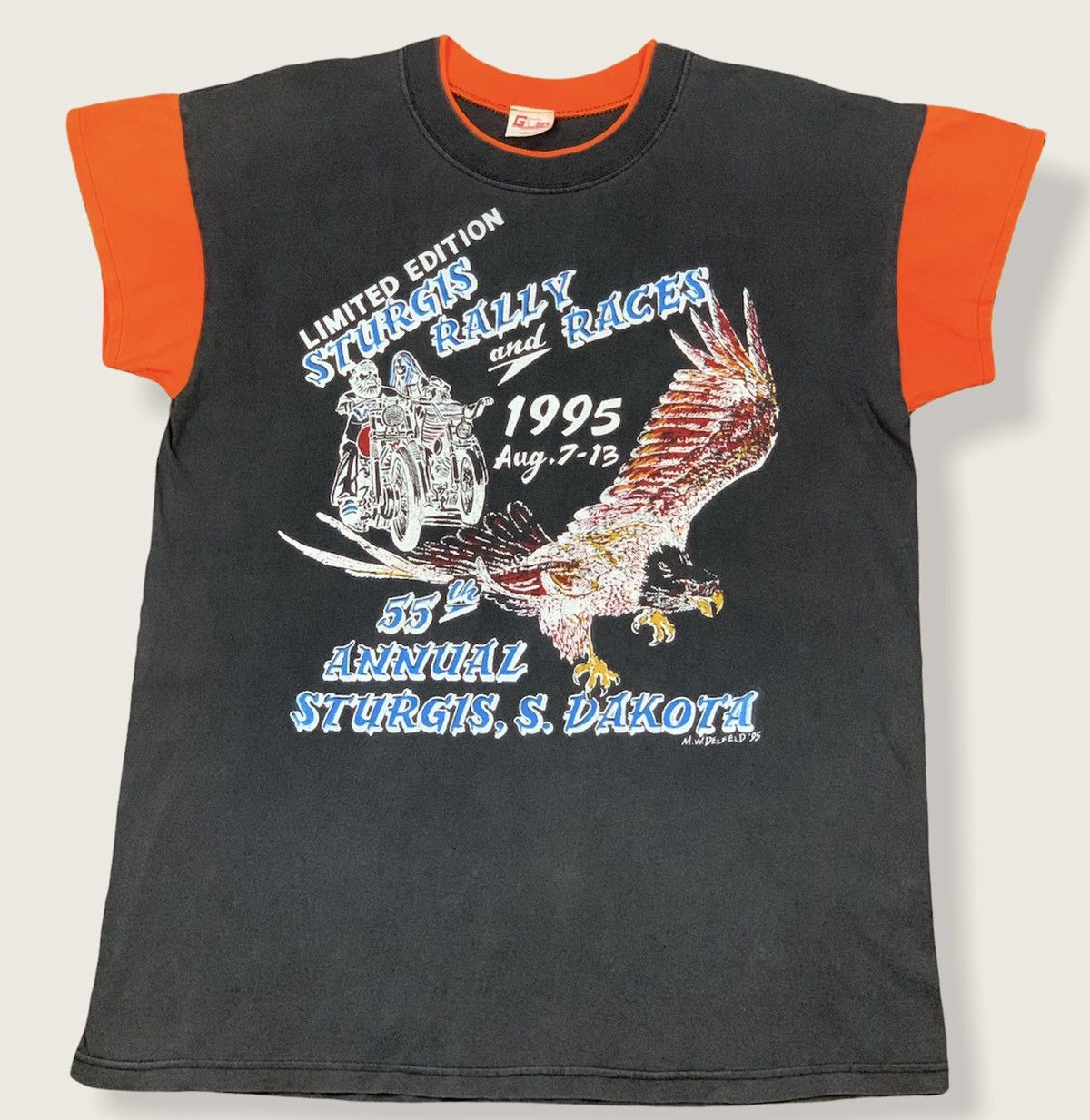 Rare Vintage Limited Edition Strugis Rally & Race 1995 Tee