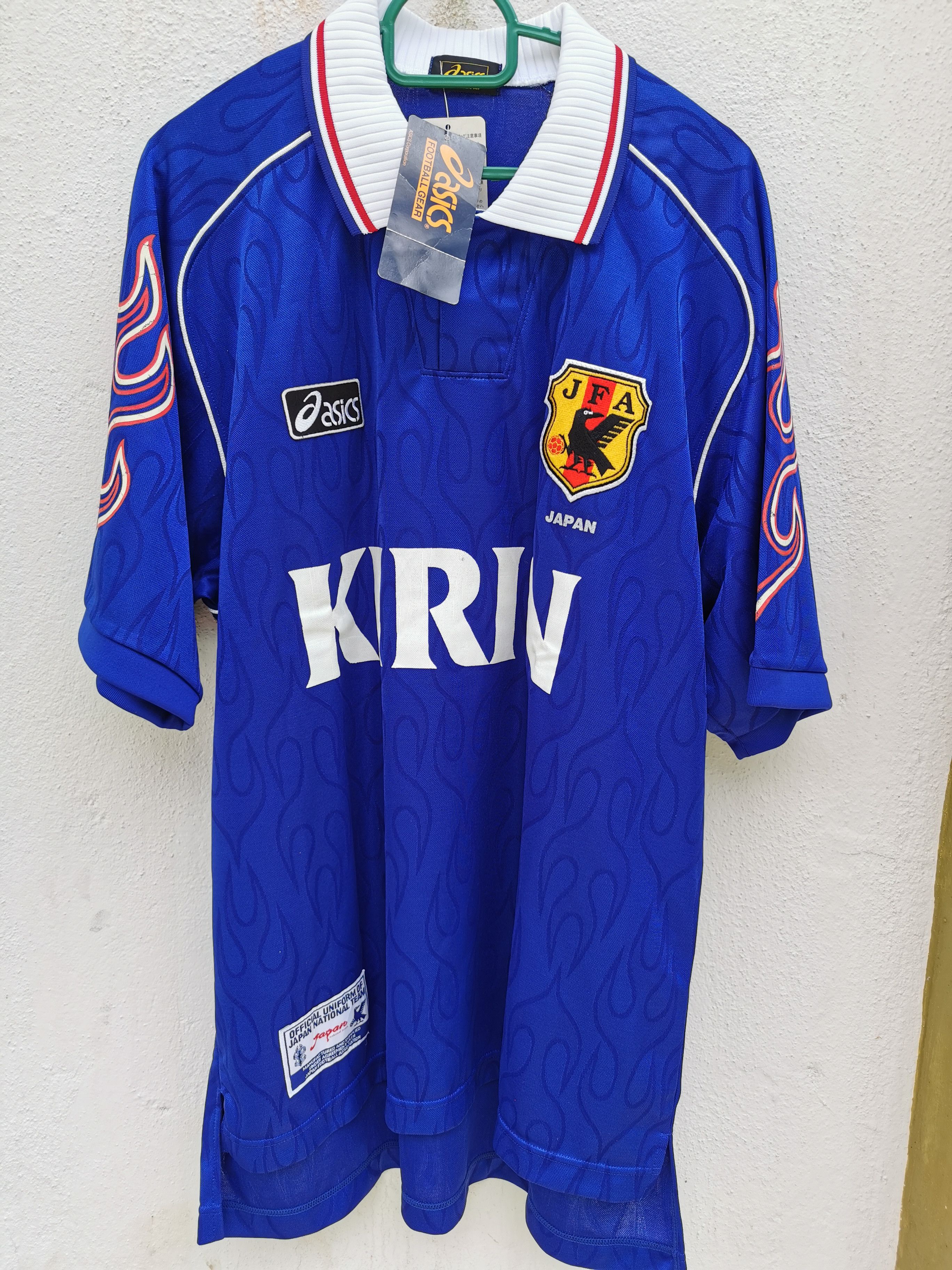 Asics Japan JFA Asics Kirin Football Shirt Jersey NOS | Grailed