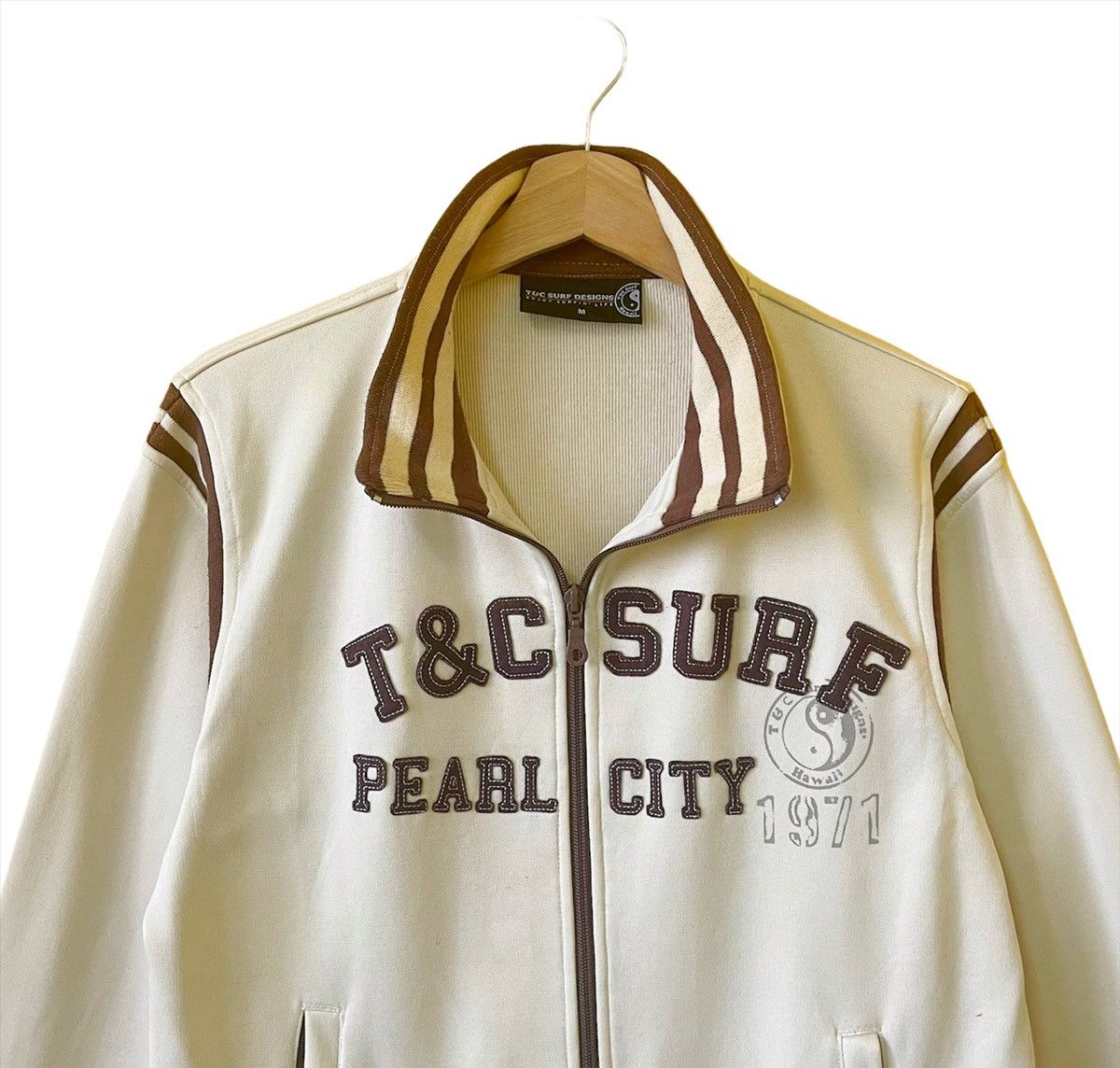 Japanese Brand Vintage TnC Hawaii Pearl City Surf Big Logo Sweater Size M Size US M / EU 48-50 / 2 - 4 Thumbnail