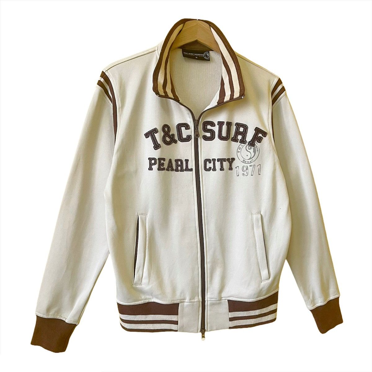 Japanese Brand Vintage TnC Hawaii Pearl City Surf Big Logo Sweater Size M Size US M / EU 48-50 / 2 - 2 Thumbnail