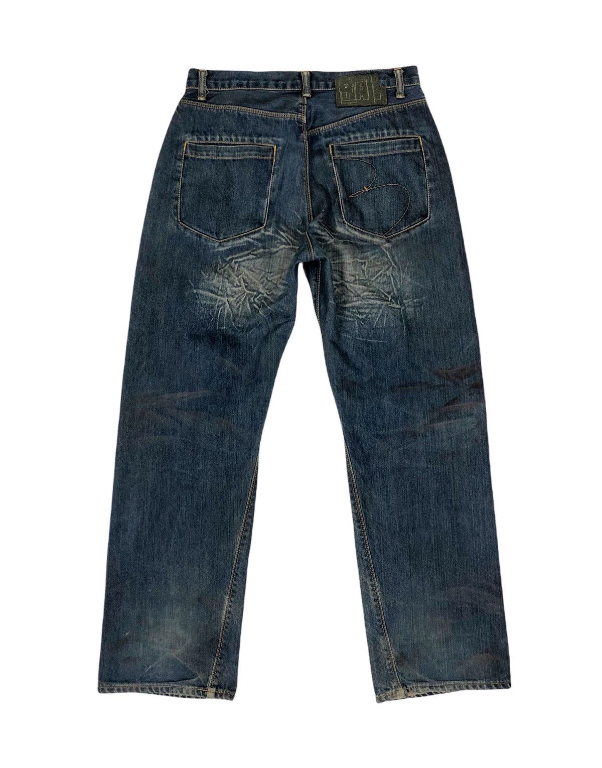 BAL × Japanese Brand Japanese Brand Bal Distressed Denim Jeans Size US 32 / EU 48 - 2 Thumbnail
