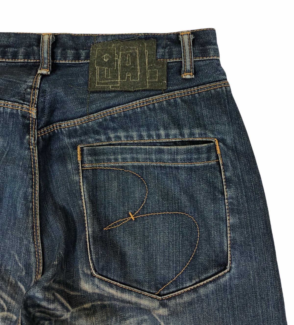 BAL × Japanese Brand Japanese Brand Bal Distressed Denim Jeans Size US 32 / EU 48 - 9 Thumbnail