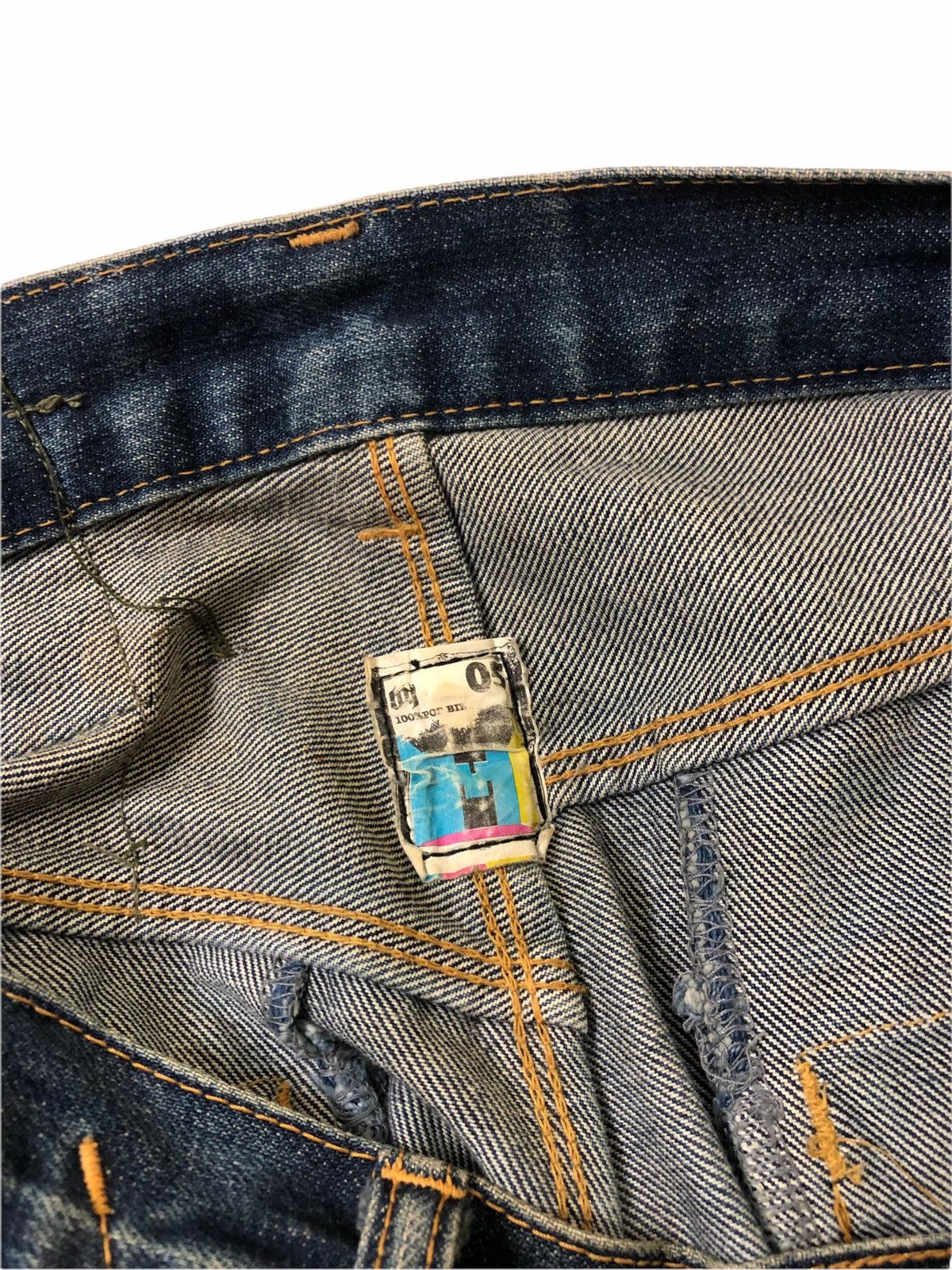 BAL × Japanese Brand Japanese Brand Bal Distressed Denim Jeans Size US 32 / EU 48 - 10 Thumbnail