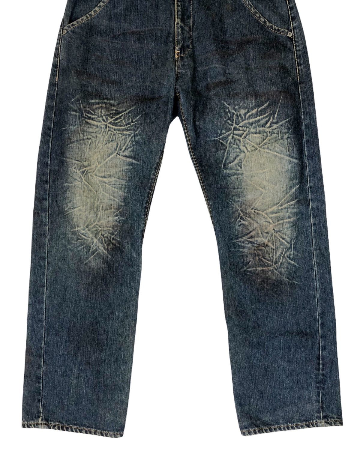 BAL × Japanese Brand Japanese Brand Bal Distressed Denim Jeans Size US 32 / EU 48 - 4 Thumbnail