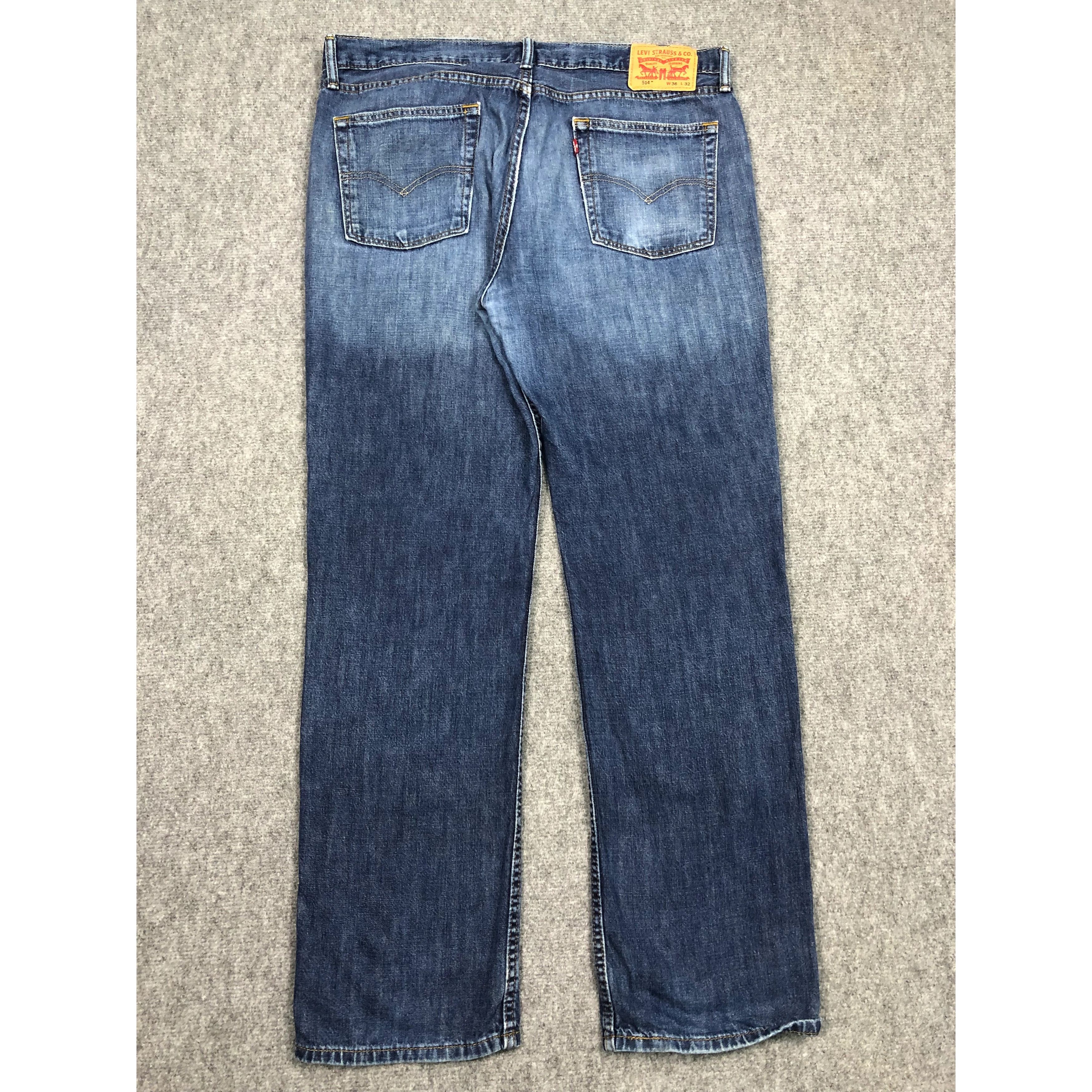 Levi's Vintage Levis 514 Blue Denim Jeans DP0162 Size US 38 / EU 54 - 2 Thumbnail