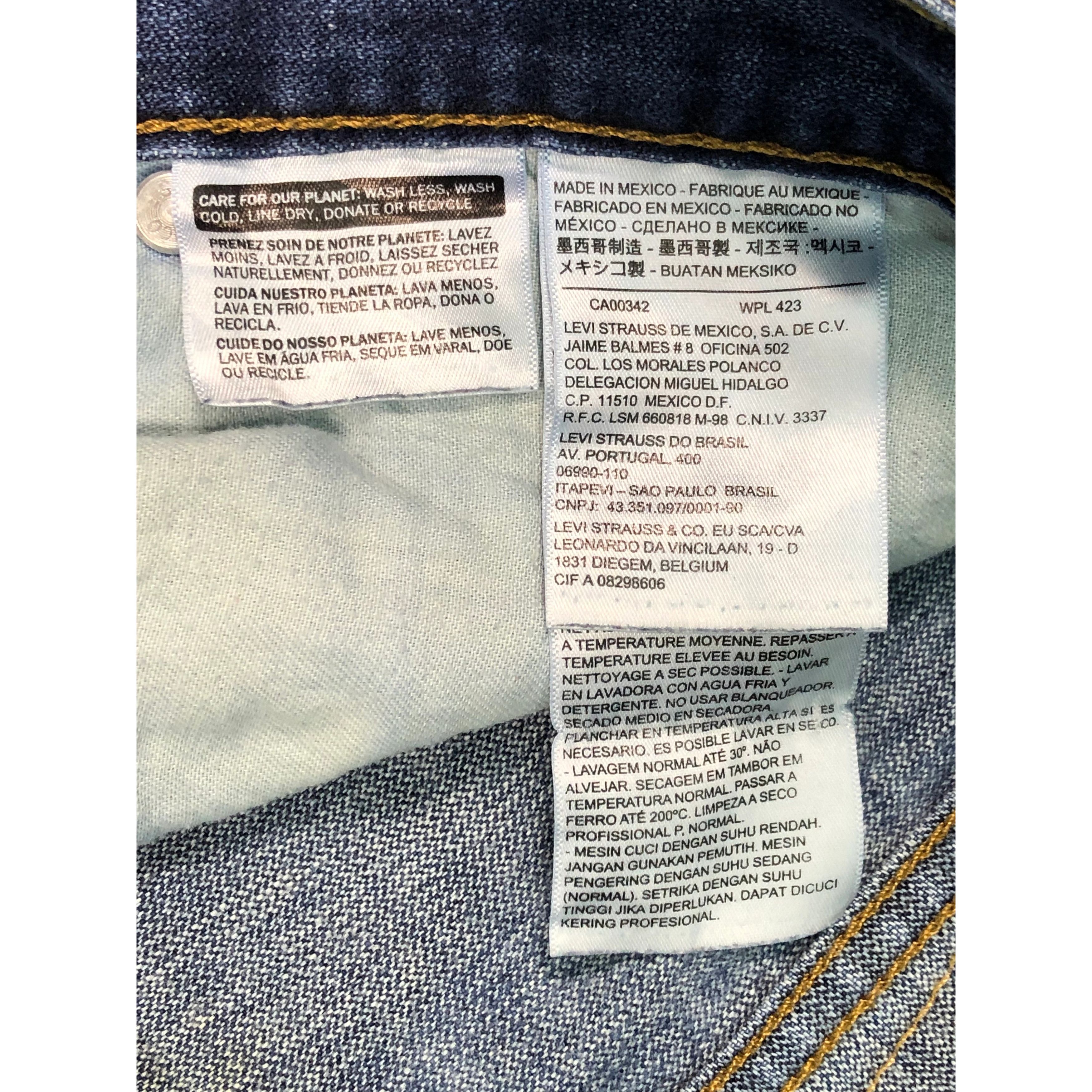 Levi's Vintage Levis 514 Blue Denim Jeans DP0162 Size US 38 / EU 54 - 6 Thumbnail