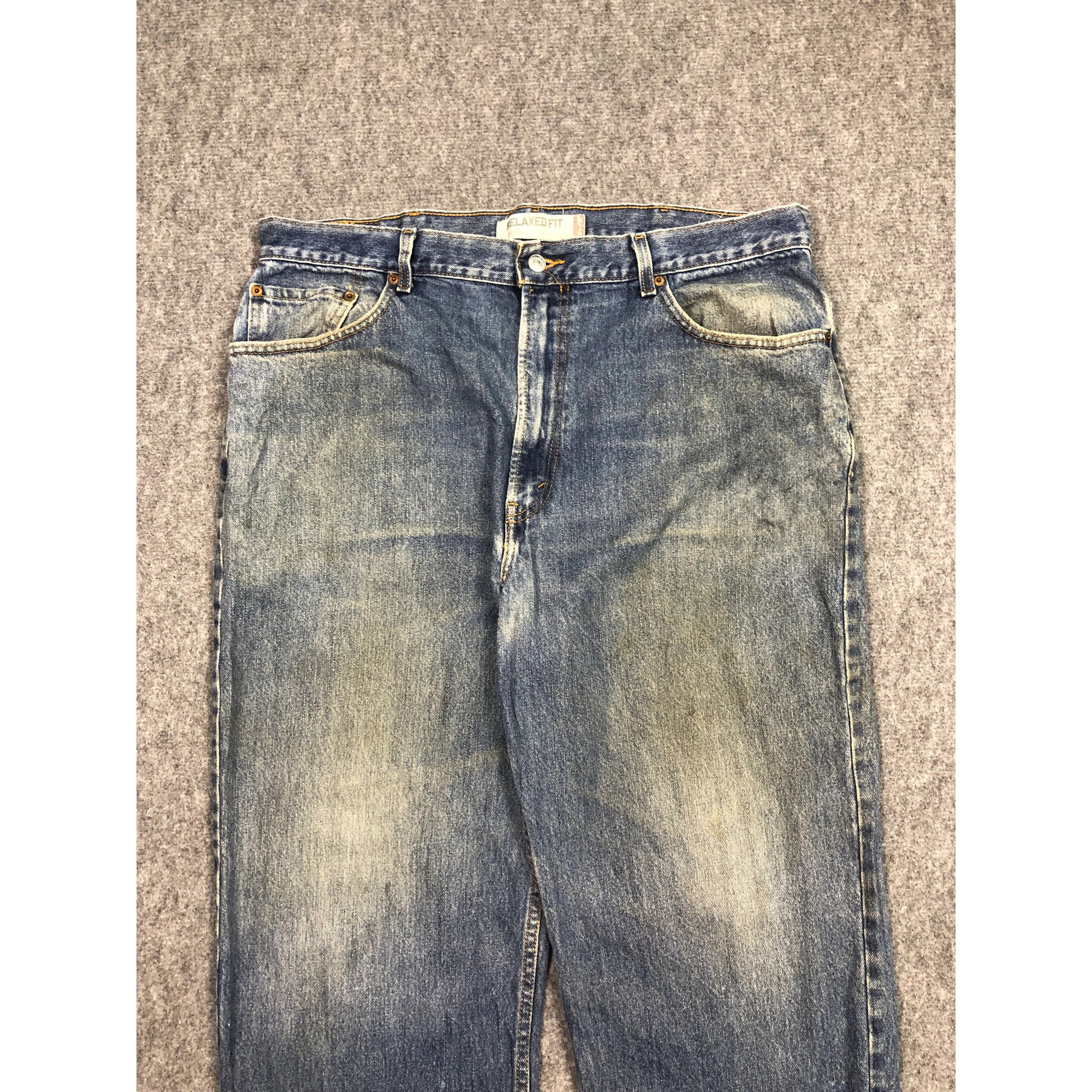 Levi's Vintage Levis 550 Relaxed Fit Faded Denim DP0161 Size US 40 / EU 56 - 3 Thumbnail
