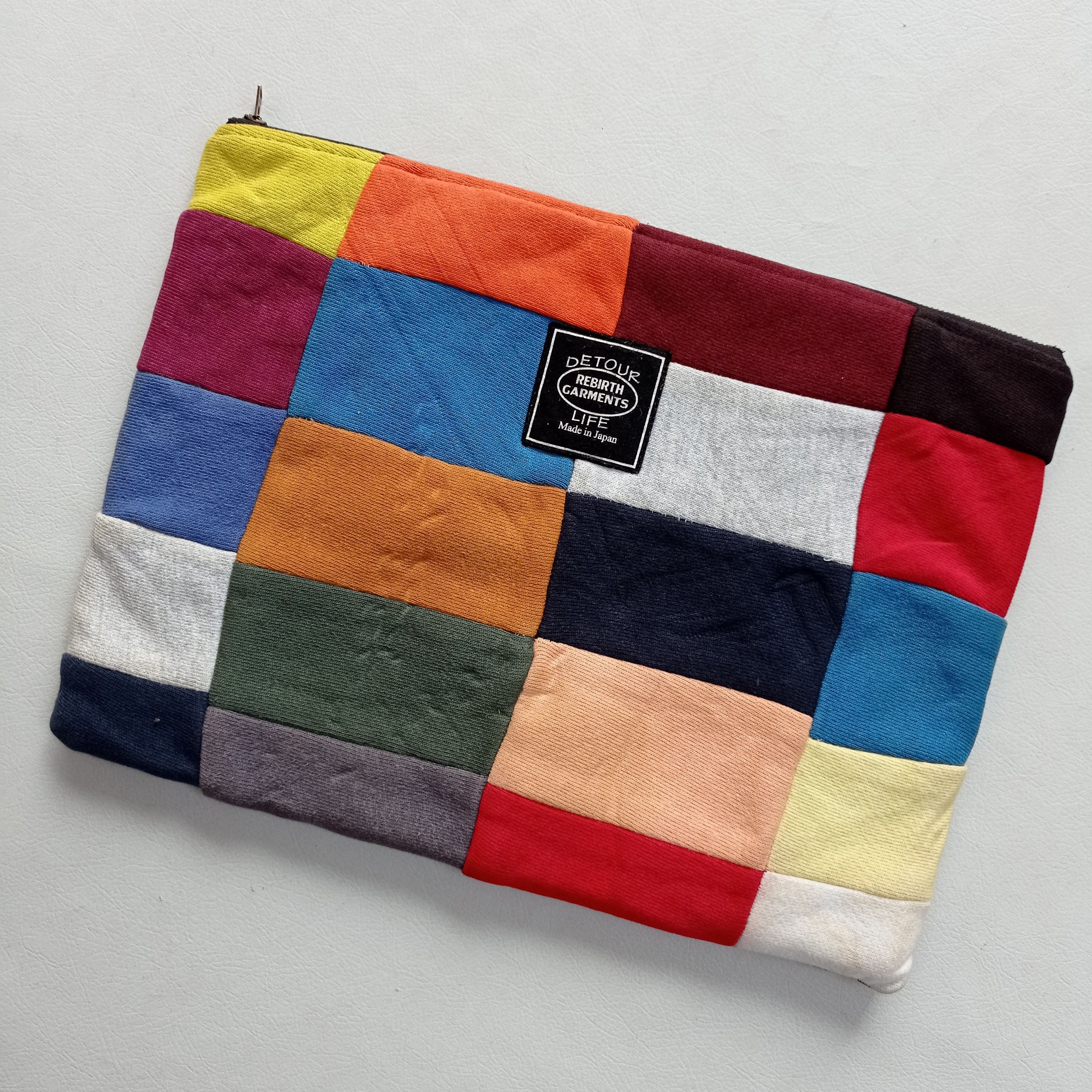 Japanese Brand Detour life rebirth garments patchwork 13" macbook case Size ONE SIZE - 1 Thumbnail