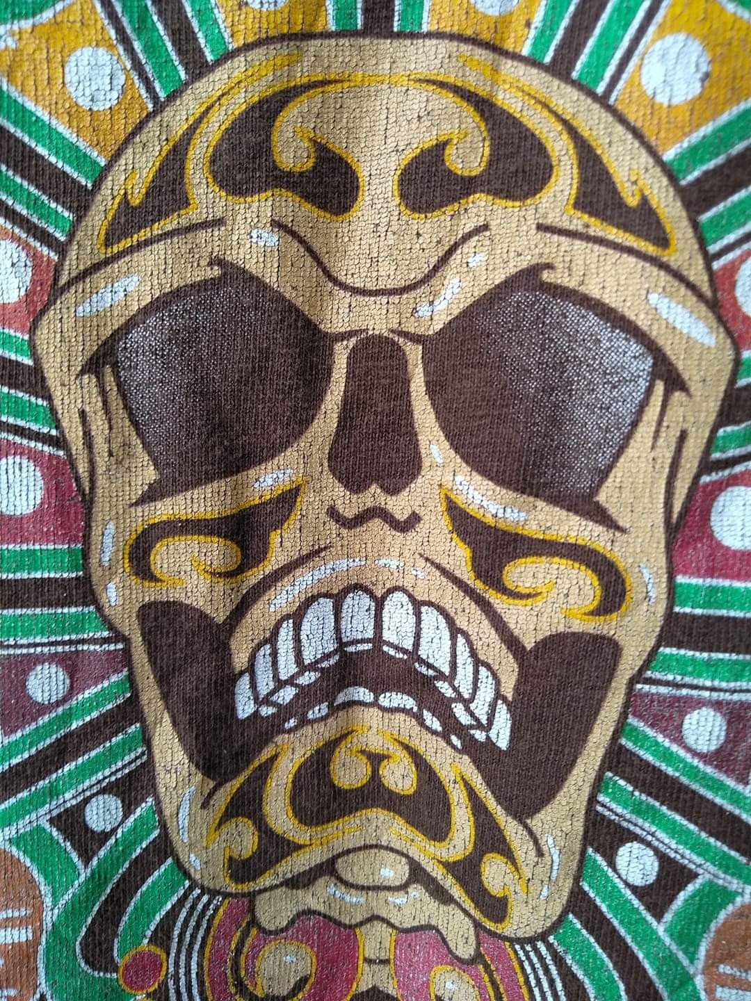 Aztech Mountain VINTAGE Y2K MESO APPAREL TRIBAL DESIGN TEE Size US L / EU 52-54 / 3 - 3 Thumbnail