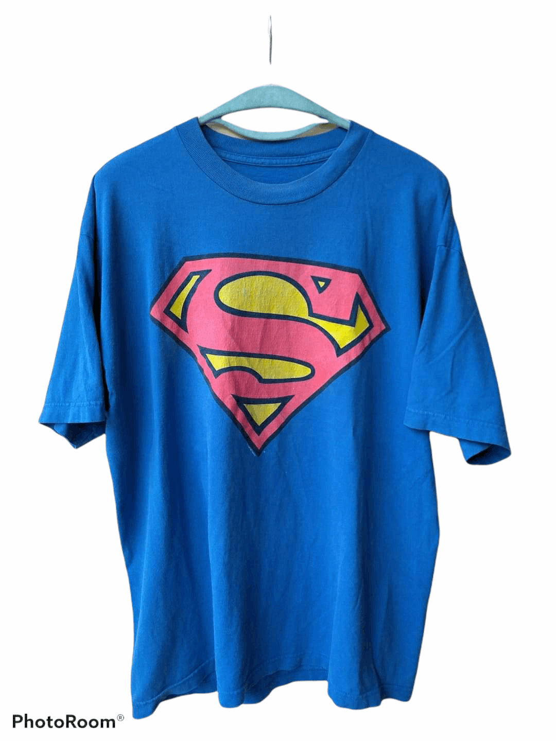 DC Comics 💥90s SUPERMAN BIG LOGO DC COMICS TEE Size US XL / EU 56 / 4 - 1 Thumbnail