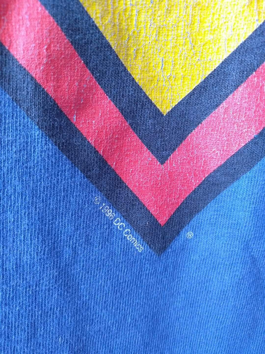 DC Comics 💥90s SUPERMAN BIG LOGO DC COMICS TEE Size US XL / EU 56 / 4 - 3 Thumbnail