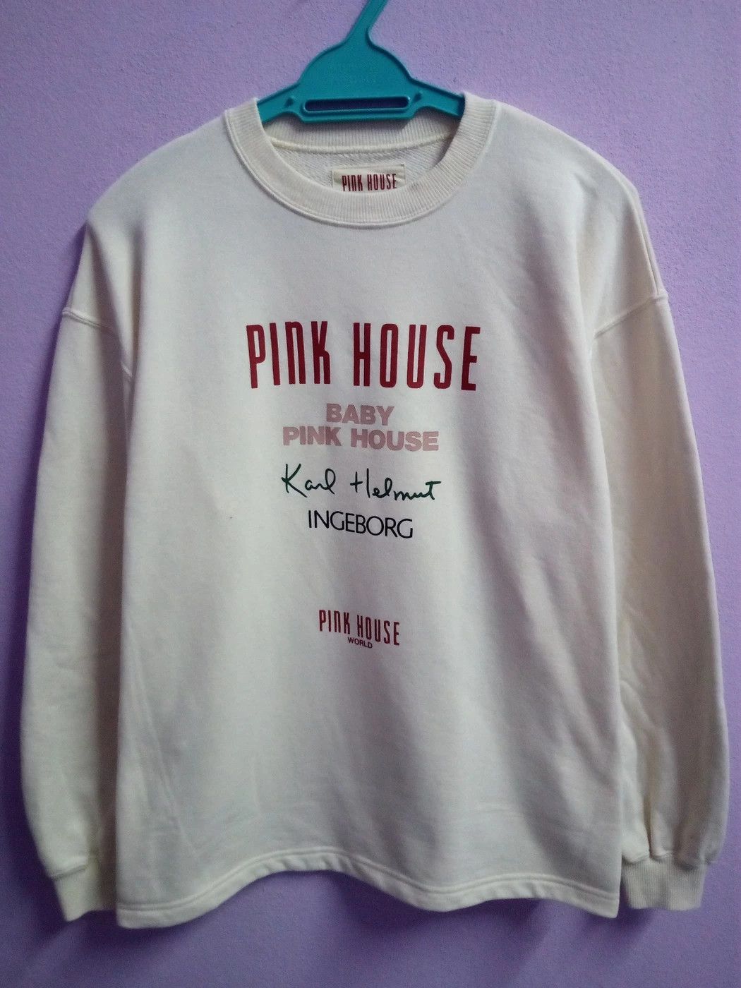 Japanese Brand × Pink House Made In Japan Pink House Big Spell Out x Karl Helmut Size US L / EU 52-54 / 3 - 1 Thumbnail