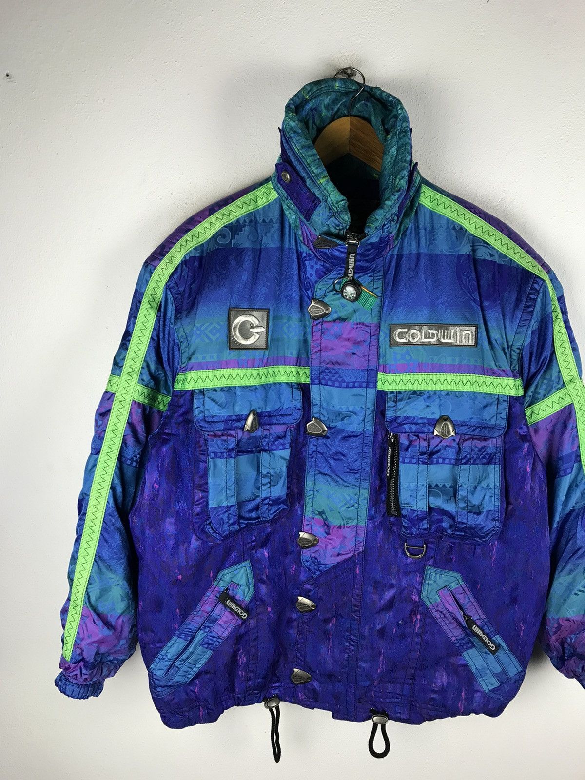 Goldwin × Japanese Brand Vintage Goldwin G-8110 Ski Jacket Retro Snowboard Outerwear Size US L / EU 52-54 / 3 - 6 Thumbnail