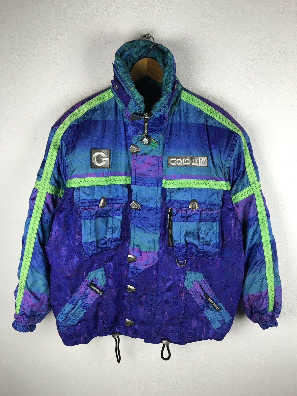Goldwin × Japanese Brand Vintage Goldwin G-8110 Ski Jacket Retro Snowboard Outerwear Size US L / EU 52-54 / 3 - 3 Thumbnail