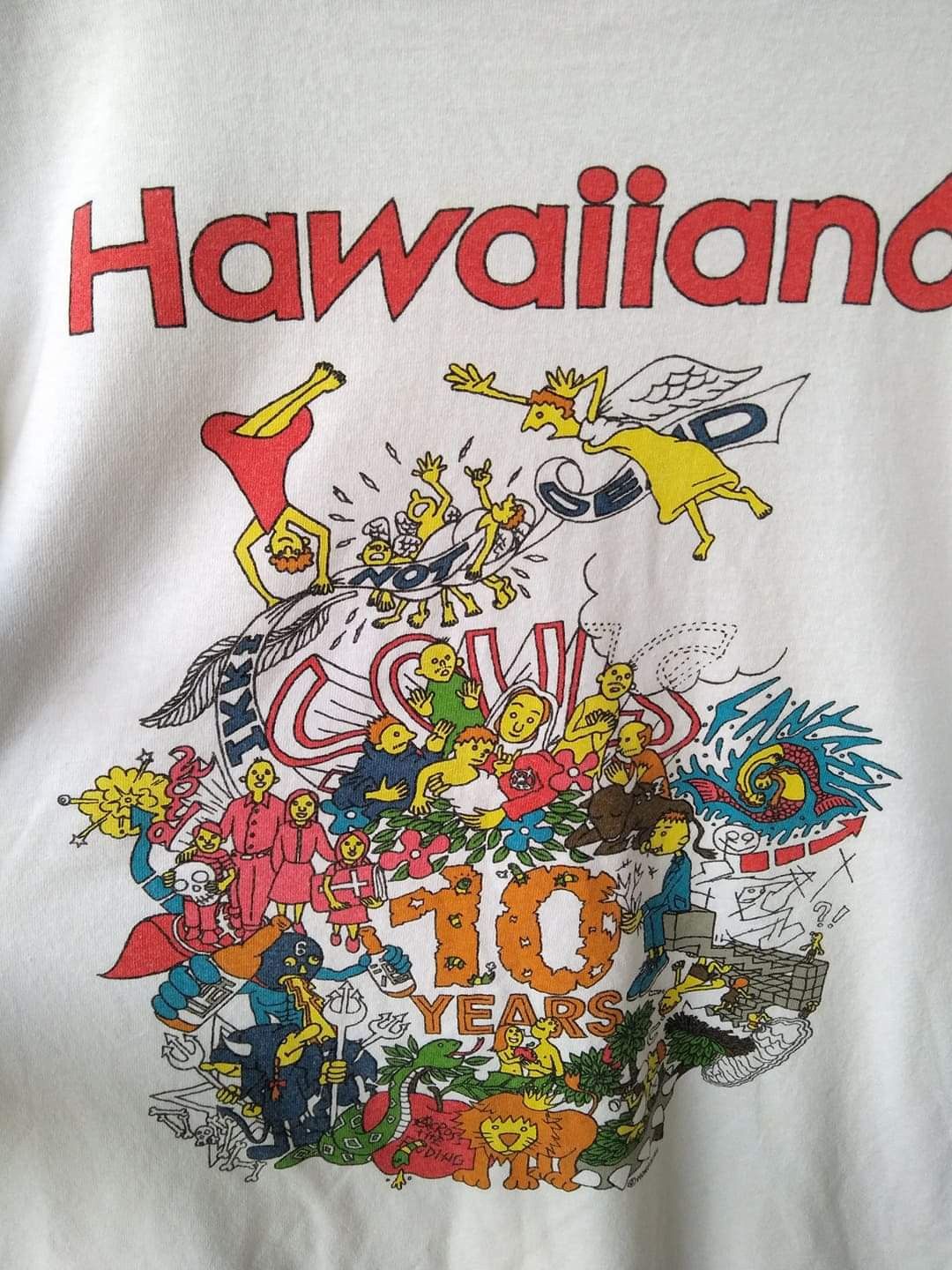 Band Tees 🔥💥Y2K HAWAIIAN 6 JAPANESE PUNK ROCK NICE GRAPHIC TEE Size US M / EU 48-50 / 2 - 3 Thumbnail