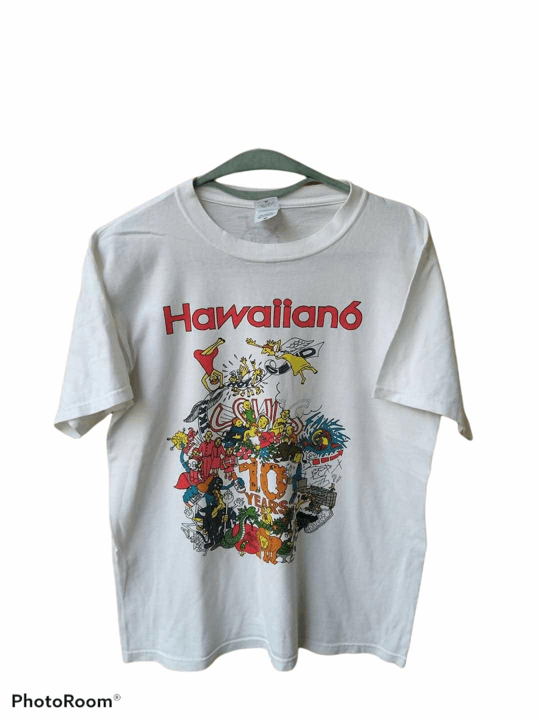 Band Tees 🔥💥Y2K HAWAIIAN 6 JAPANESE PUNK ROCK NICE GRAPHIC TEE Size US M / EU 48-50 / 2 - 1 Thumbnail