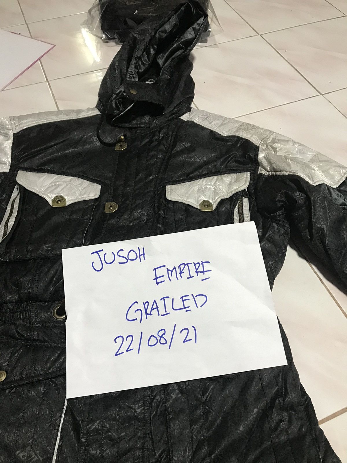 Japanese Brand × Vintage Vintage Windex Pro Snow Racer Ski Jacket 90s Black Silver Size US M / EU 48-50 / 2 - 12 Thumbnail