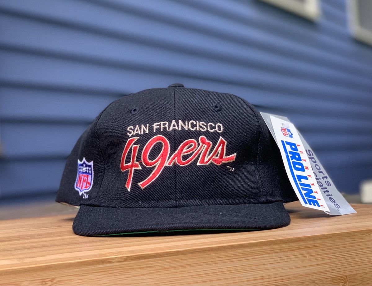 49ers gothic script hat