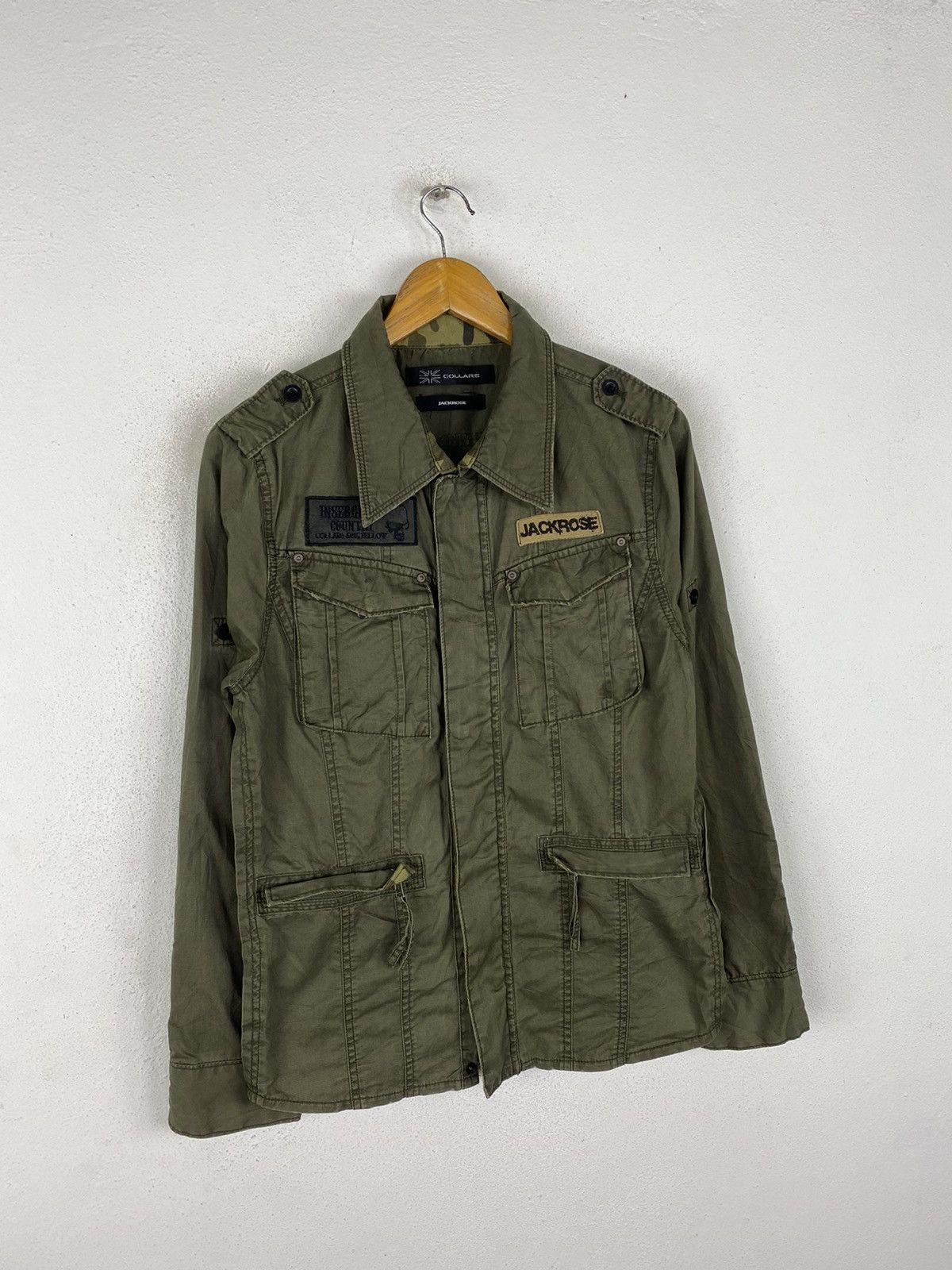 Japanese Brand JACK ROSE COLLARS ARM HELLOW JACKET Size US M / EU 48-50 / 2 - 4 Thumbnail