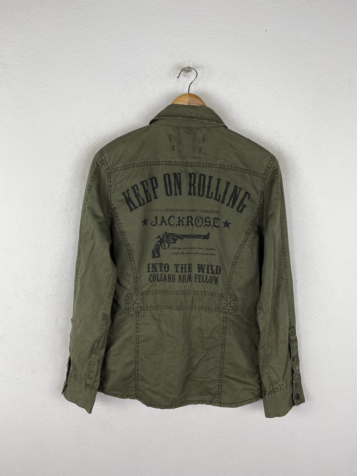 Japanese Brand JACK ROSE COLLARS ARM HELLOW JACKET Size US M / EU 48-50 / 2 - 2 Thumbnail