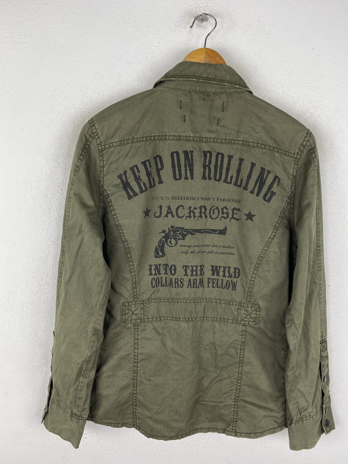 Japanese Brand JACK ROSE COLLARS ARM HELLOW JACKET Size US M / EU 48-50 / 2 - 7 Thumbnail
