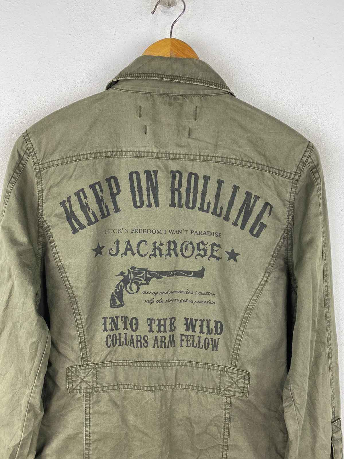 Japanese Brand JACK ROSE COLLARS ARM HELLOW JACKET Size US M / EU 48-50 / 2 - 8 Thumbnail