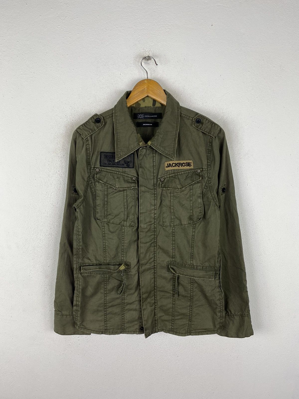 Japanese Brand JACK ROSE COLLARS ARM HELLOW JACKET Size US M / EU 48-50 / 2 - 1 Thumbnail