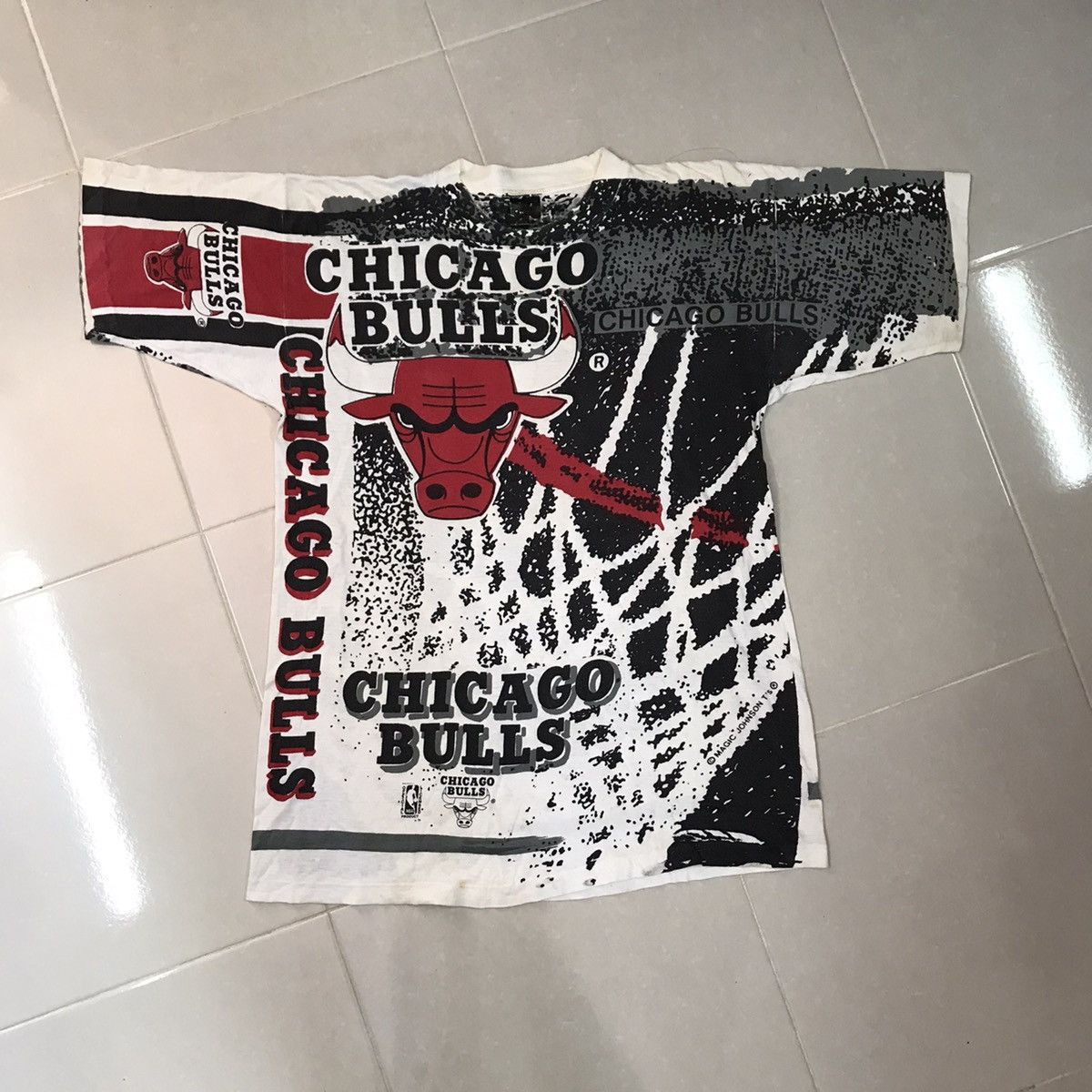 Vintage Chicago Bulls Fullprint NBA shirt