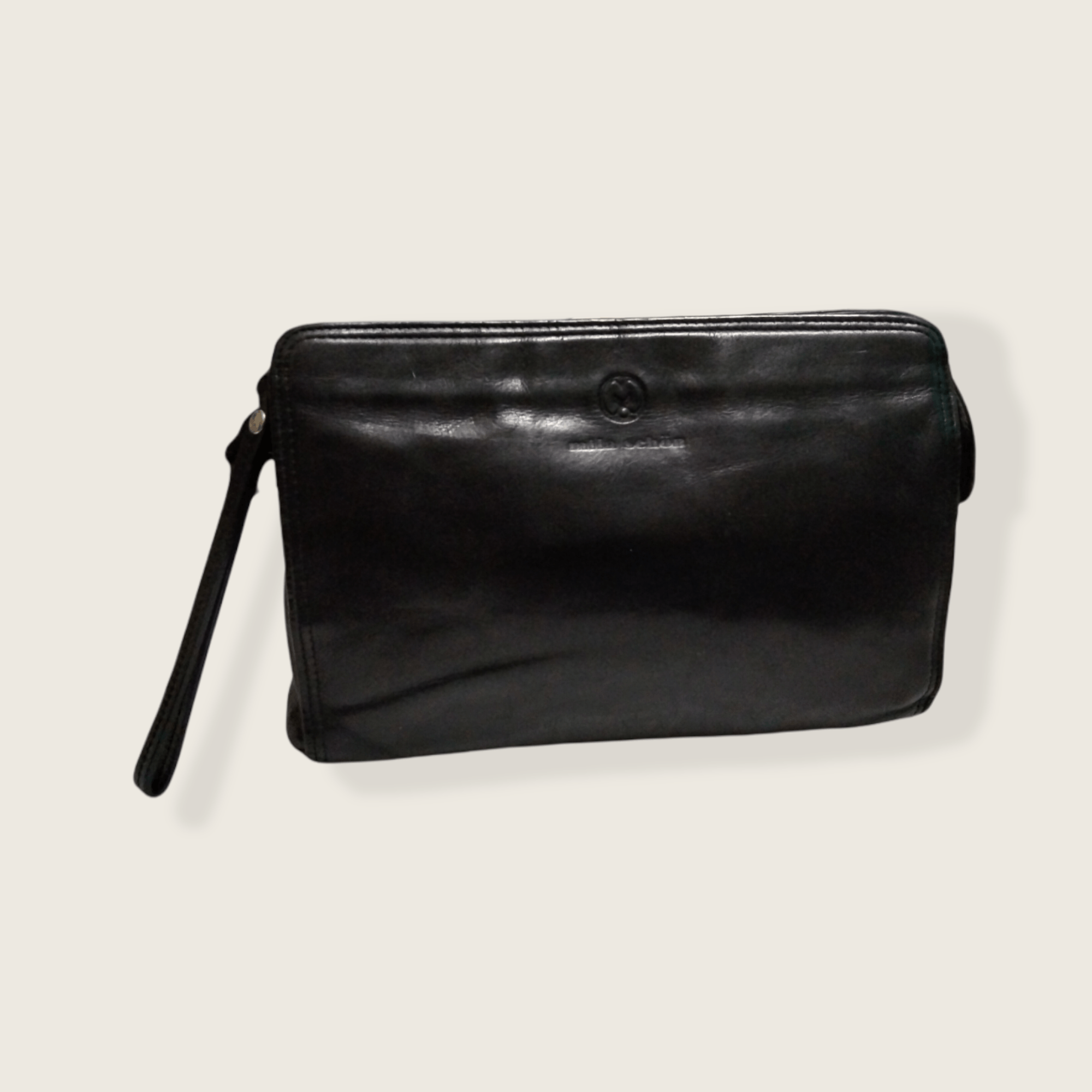 Japanese Brand × Mila Schon × Vintage MILA SCHON VINTAGE LEATHER CLUTCH POUCH BAG Size ONE SIZE - 16 Thumbnail