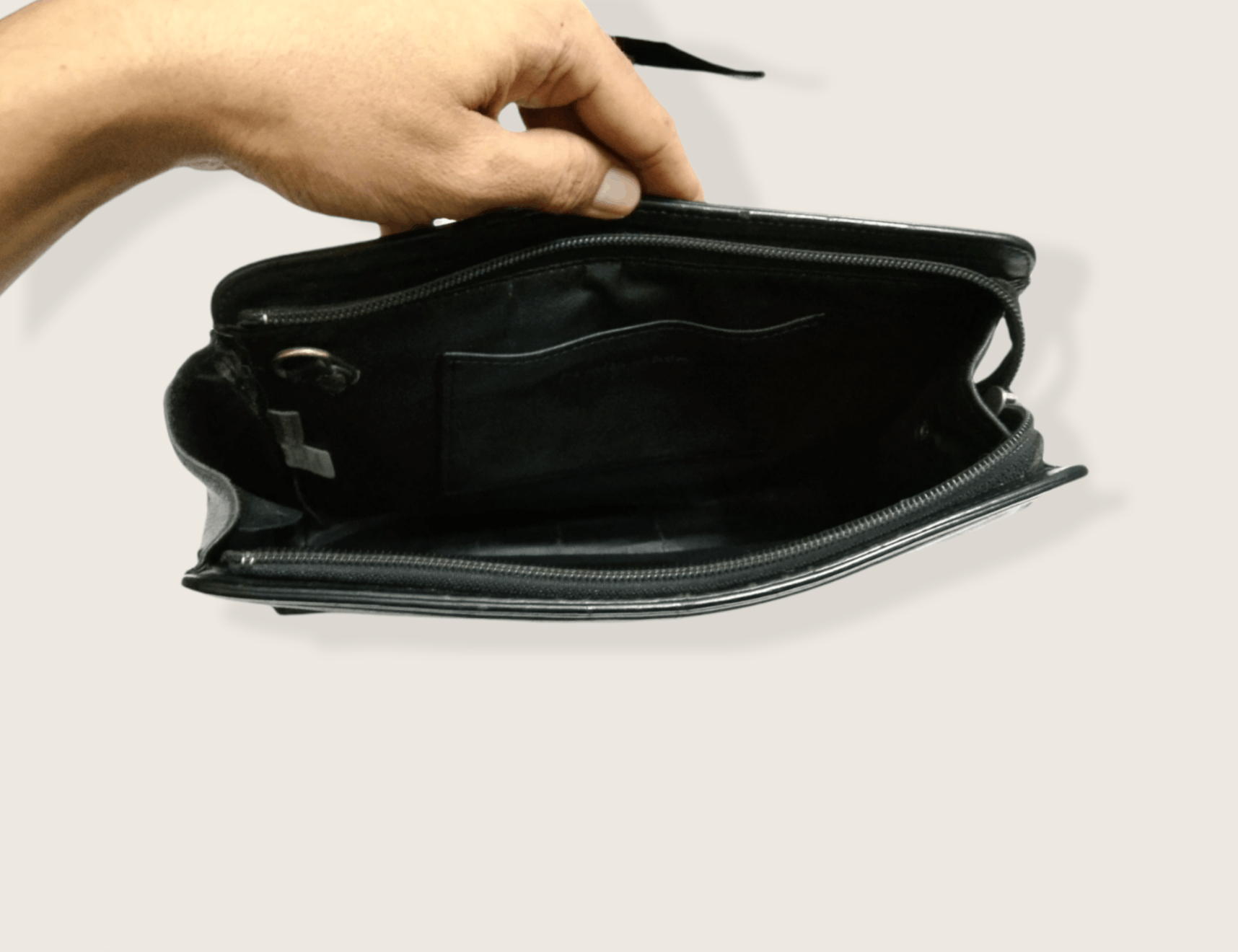 Japanese Brand × Mila Schon × Vintage MILA SCHON VINTAGE LEATHER CLUTCH POUCH BAG Size ONE SIZE - 18 Thumbnail
