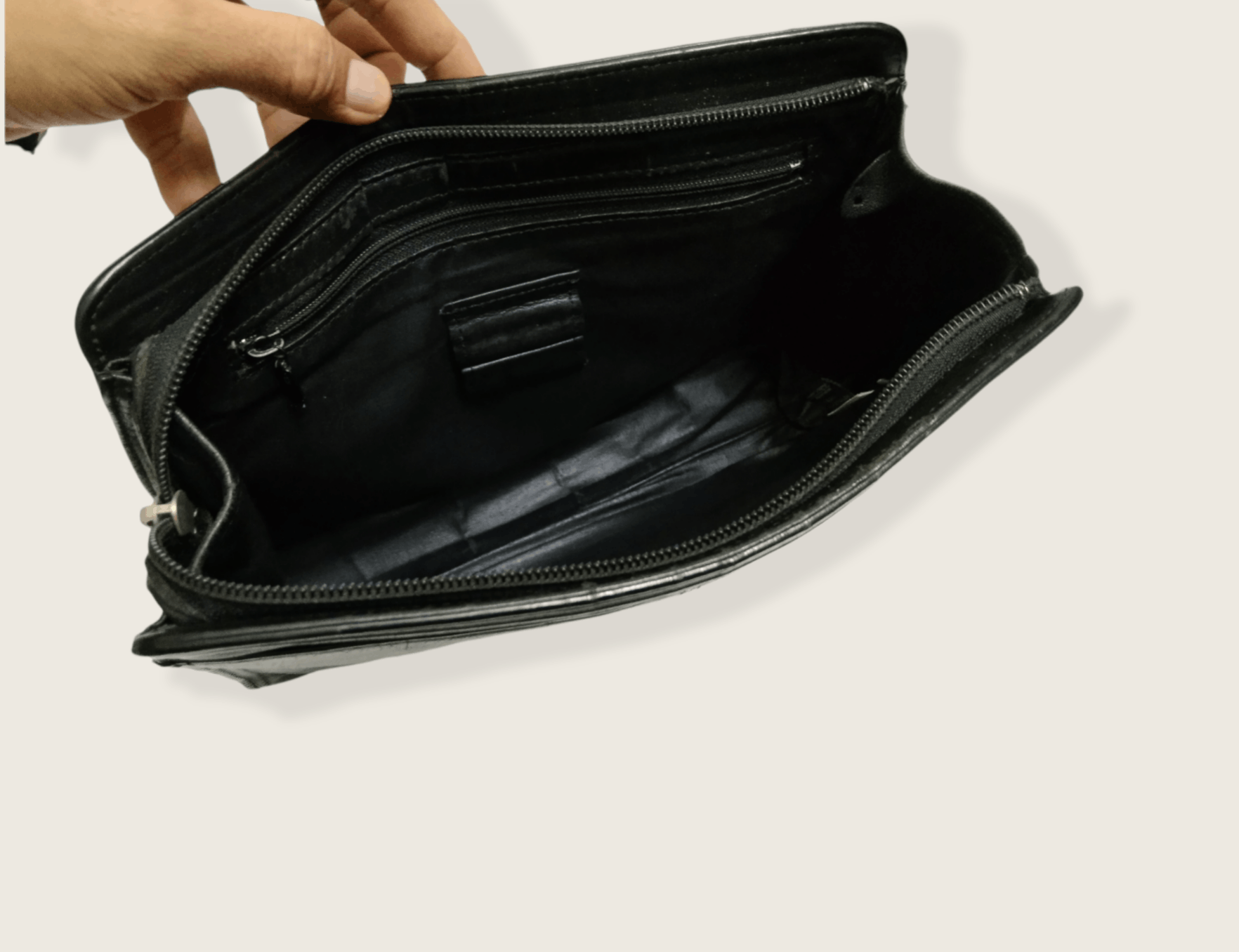 Japanese Brand × Mila Schon × Vintage MILA SCHON VINTAGE LEATHER CLUTCH POUCH BAG Size ONE SIZE - 19 Thumbnail