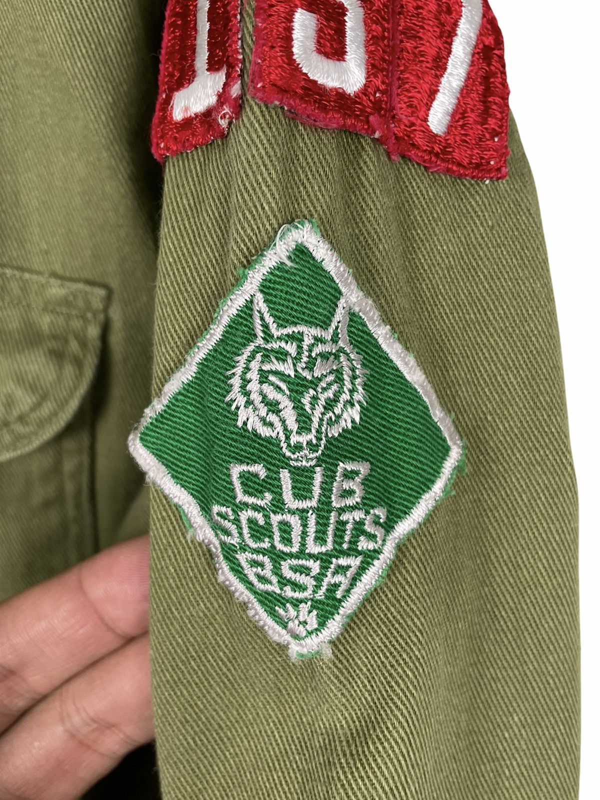 Vintage 50s BSA Cub Scouts Shirt Homer NE Troop 137