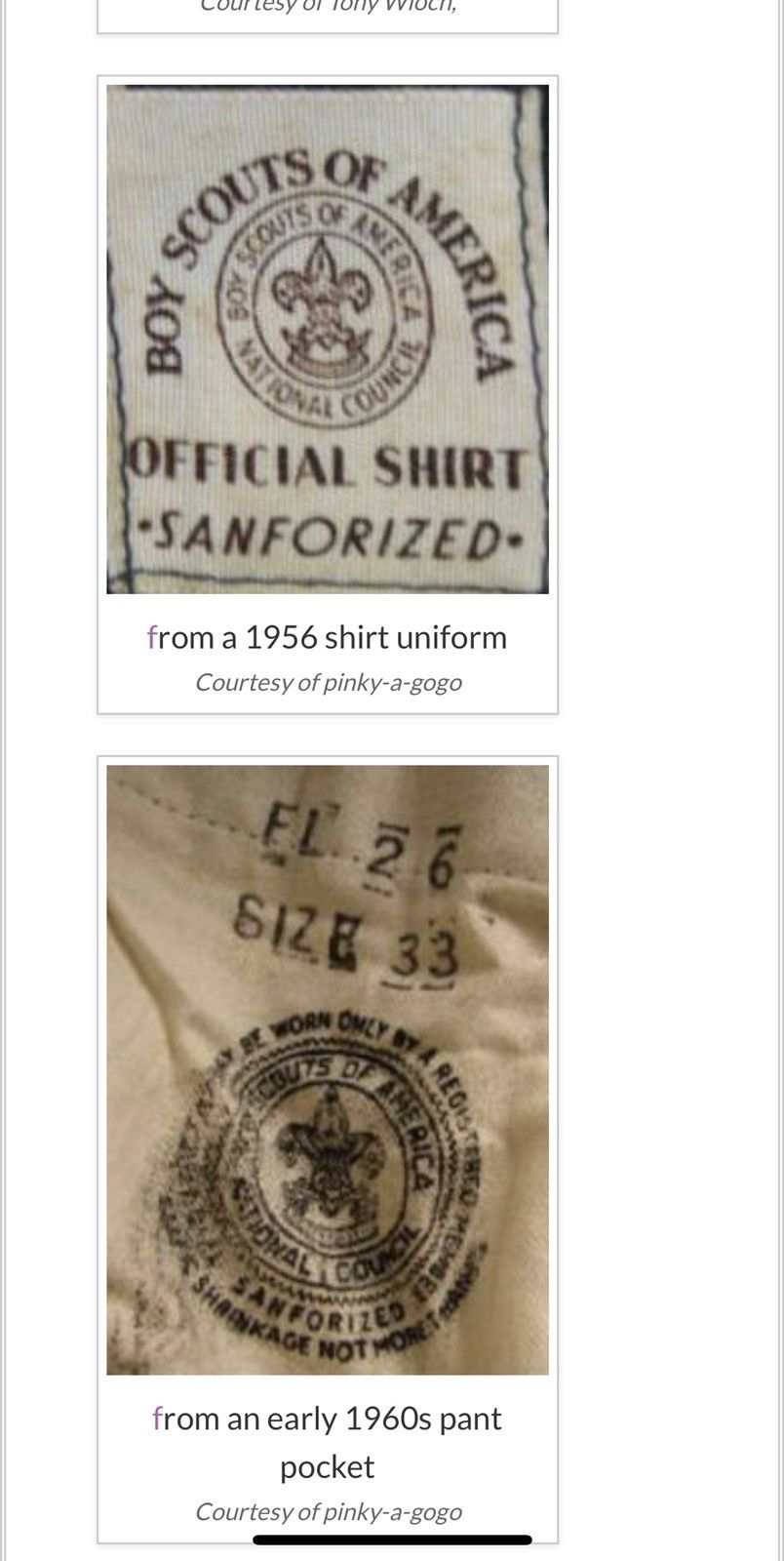 Vintage 50s BSA Cub Scouts Shirt Homer NE Troop 137