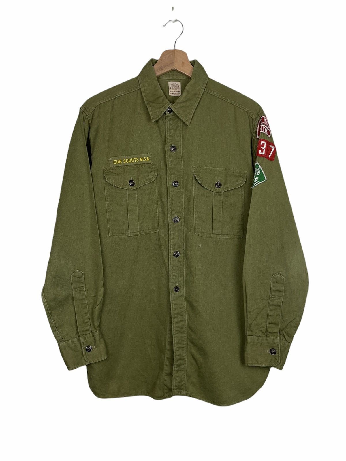 Vintage 50s BSA Cub Scouts Shirt Homer NE Troop 137