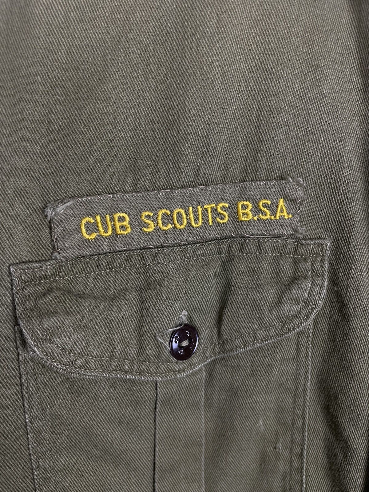 Vintage 50s BSA Cub Scouts Shirt Homer NE Troop 137